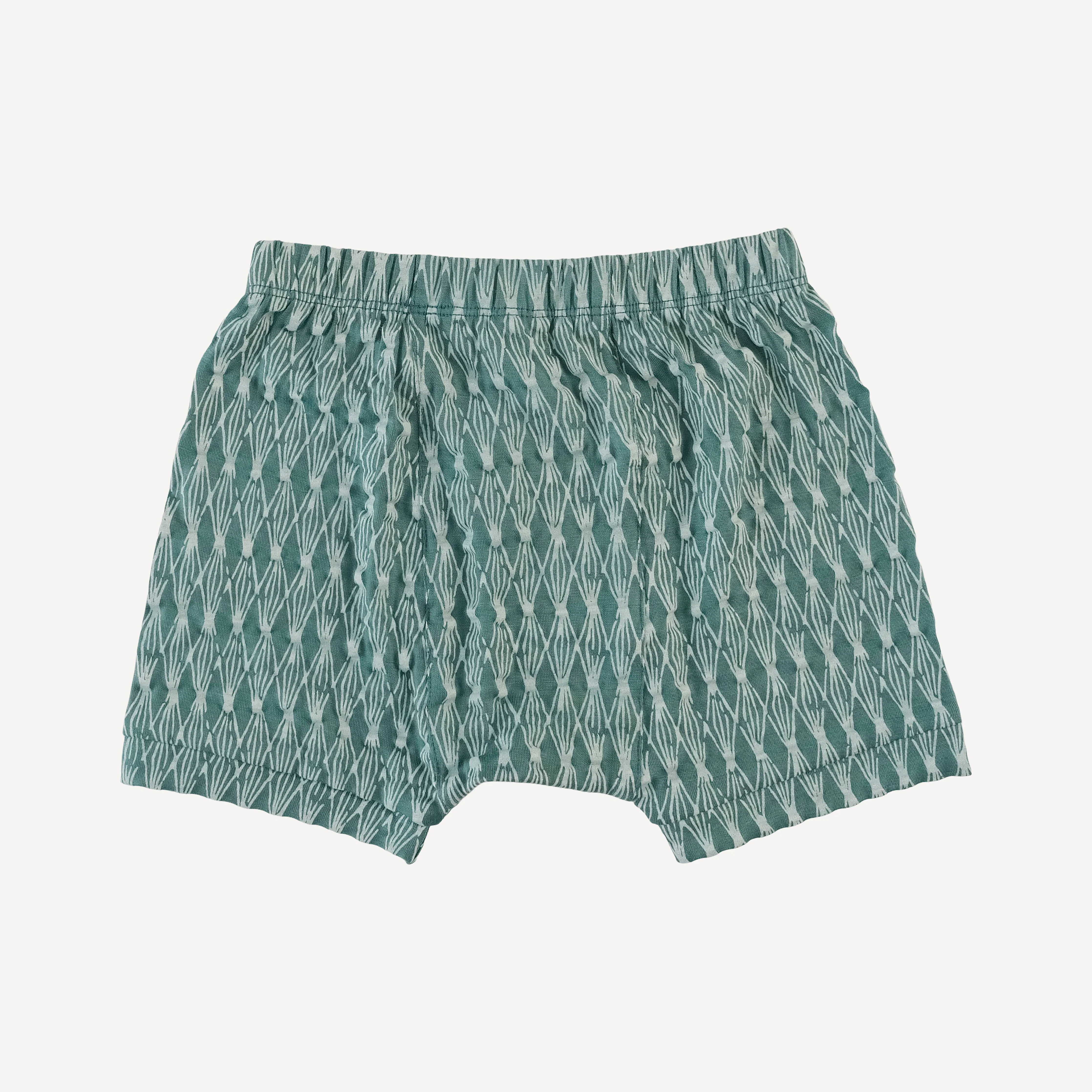 panda short | sketched argyle | bamboo - Image 3