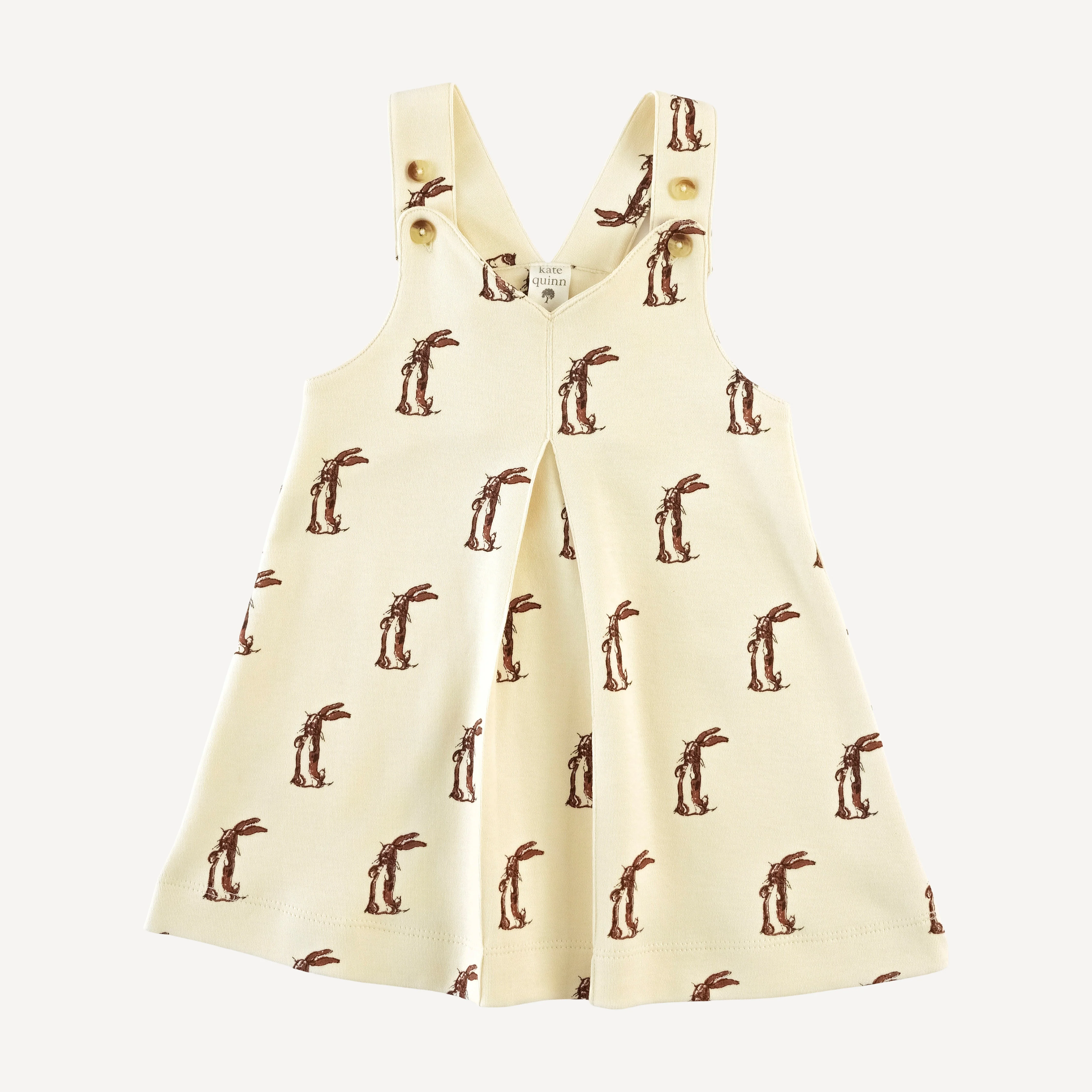 patticakes dress | plush rabbit | organic cotton interlock