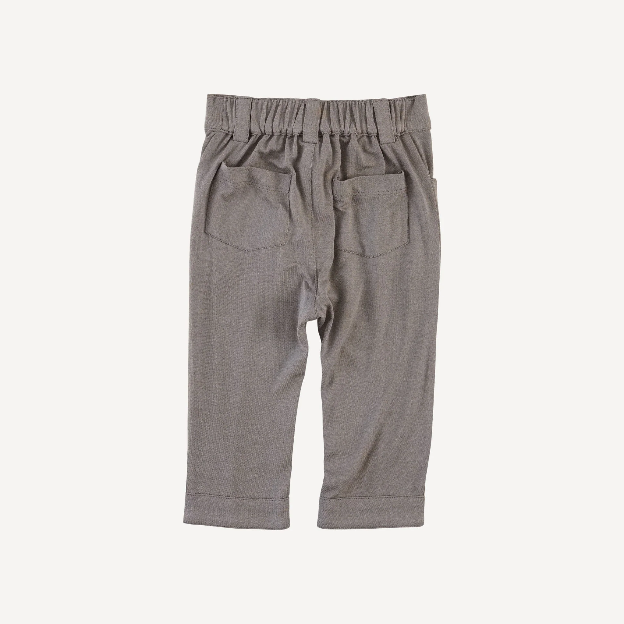 pintuck pant | stone gray | bamboo - Image 3