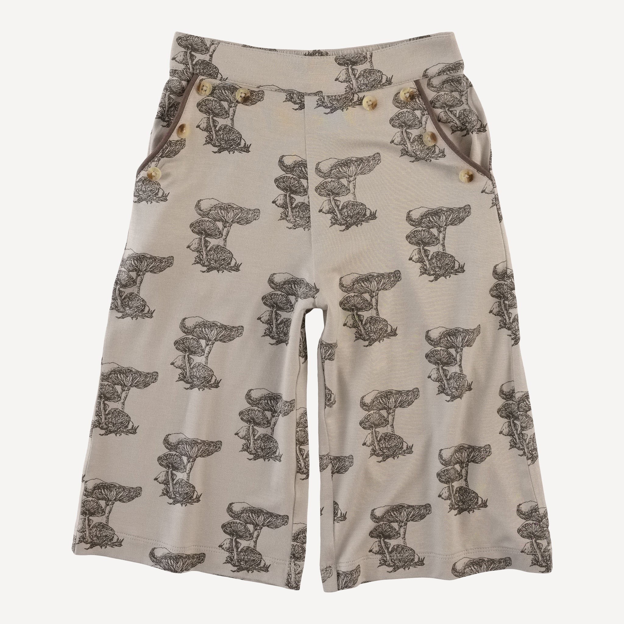 piped sailor pant | gray mushroom snail | bamboo