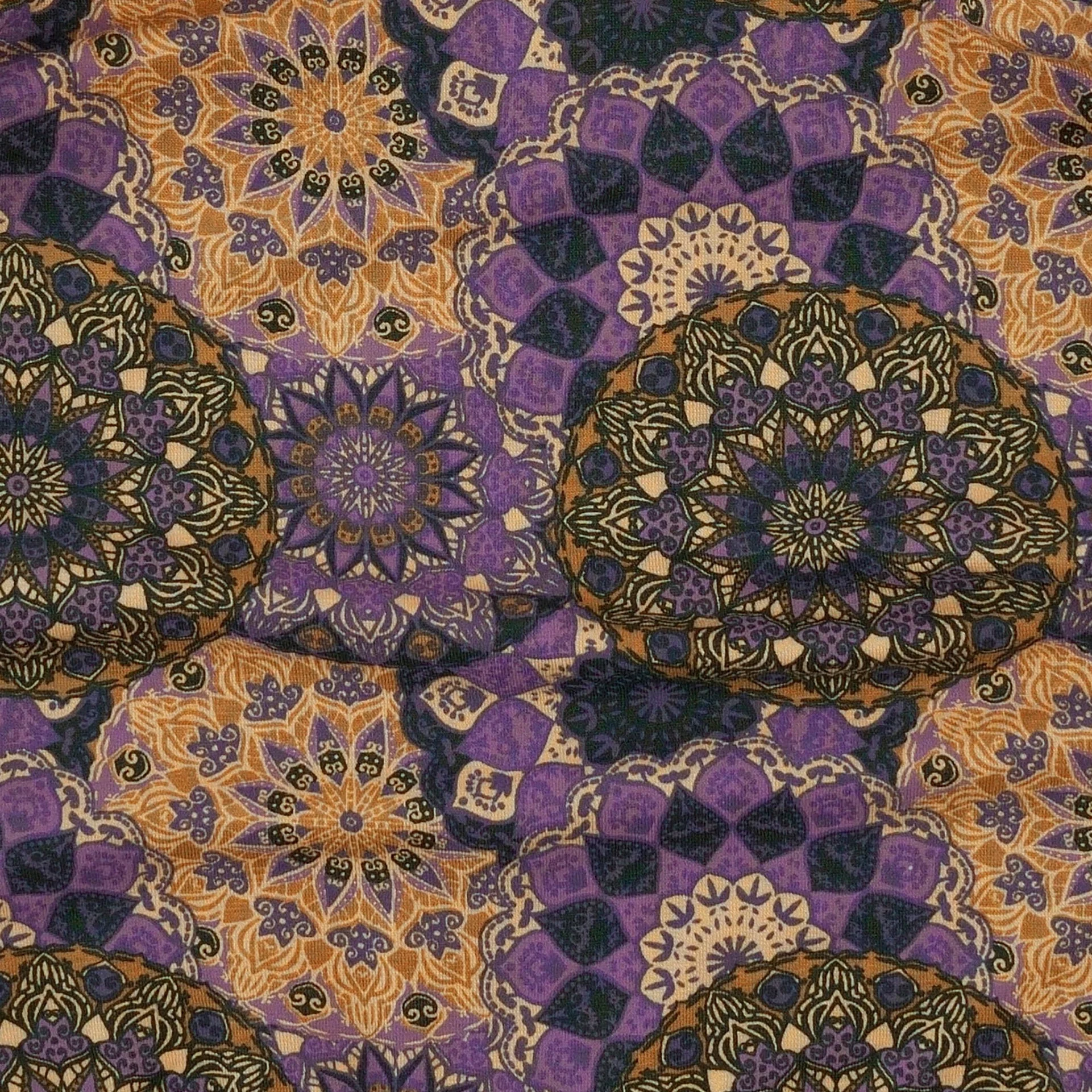 pom pom anne pant | purple mandala | bamboo - Image 2