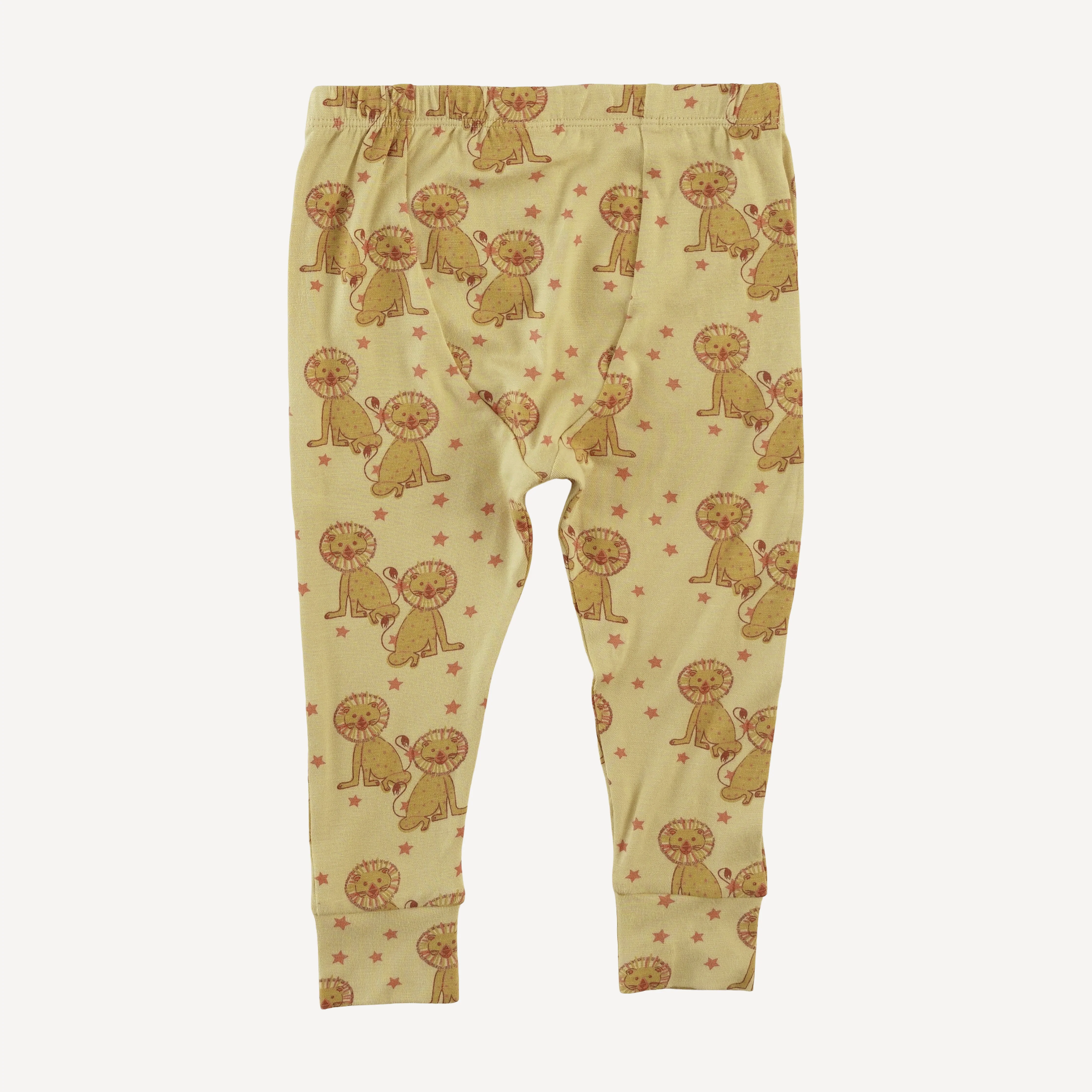 long sleeve crew neck pj set | vintage lion | bamboo - Image 5