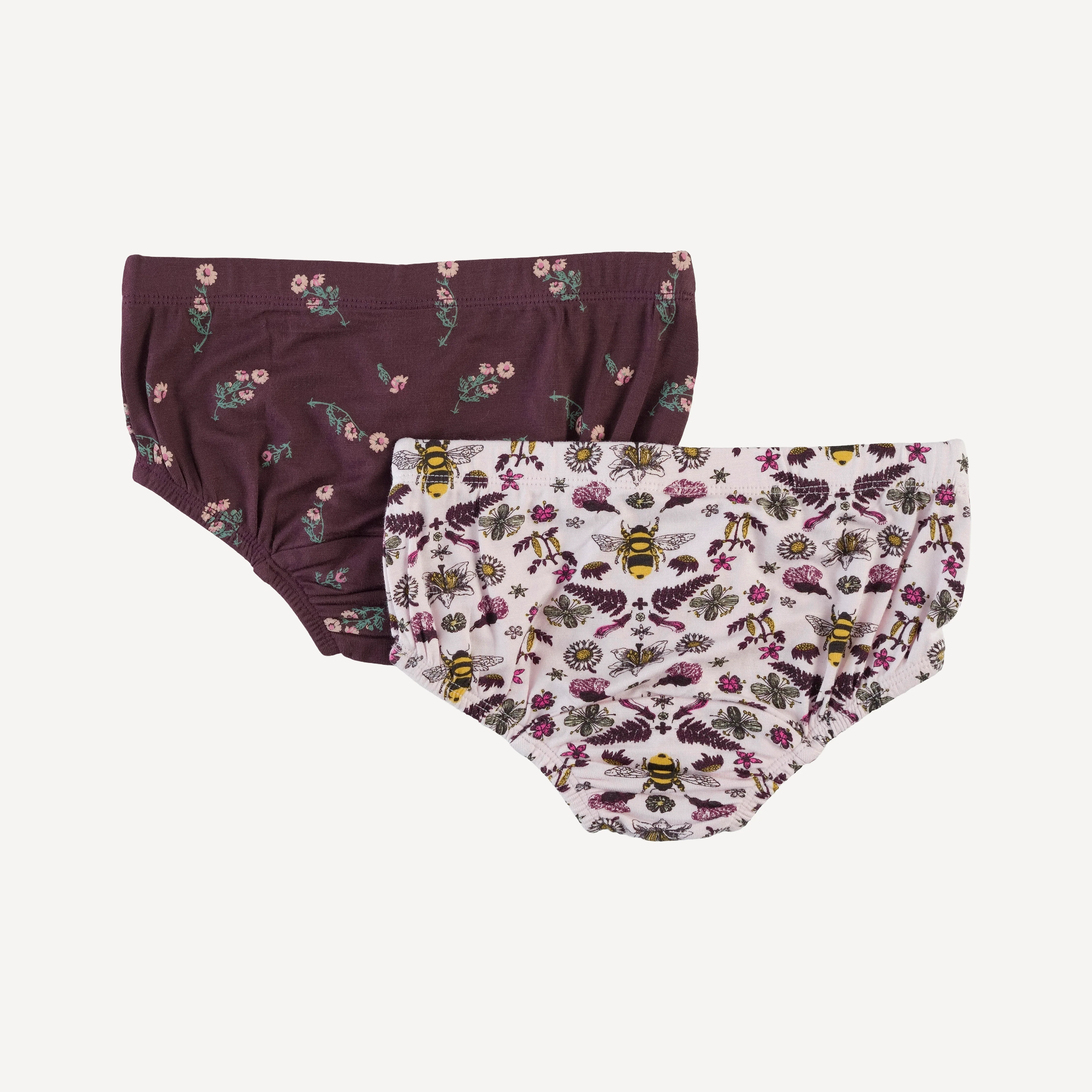 underwear set of 2 | rose litho bee | bamboo - Image 3
