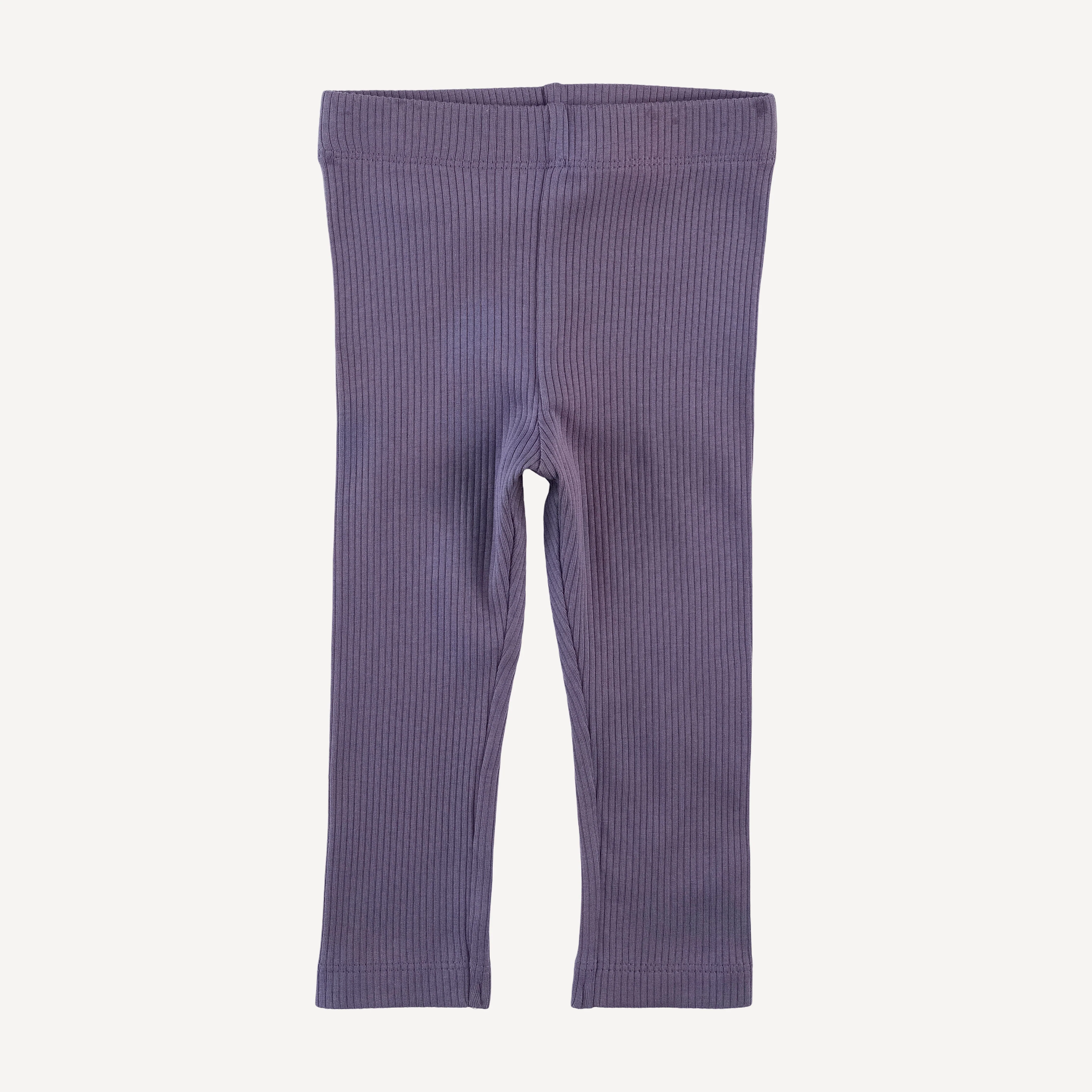 puff sleeve tulle top + legging set | purple tulip | organic cotton interlock - Image 4