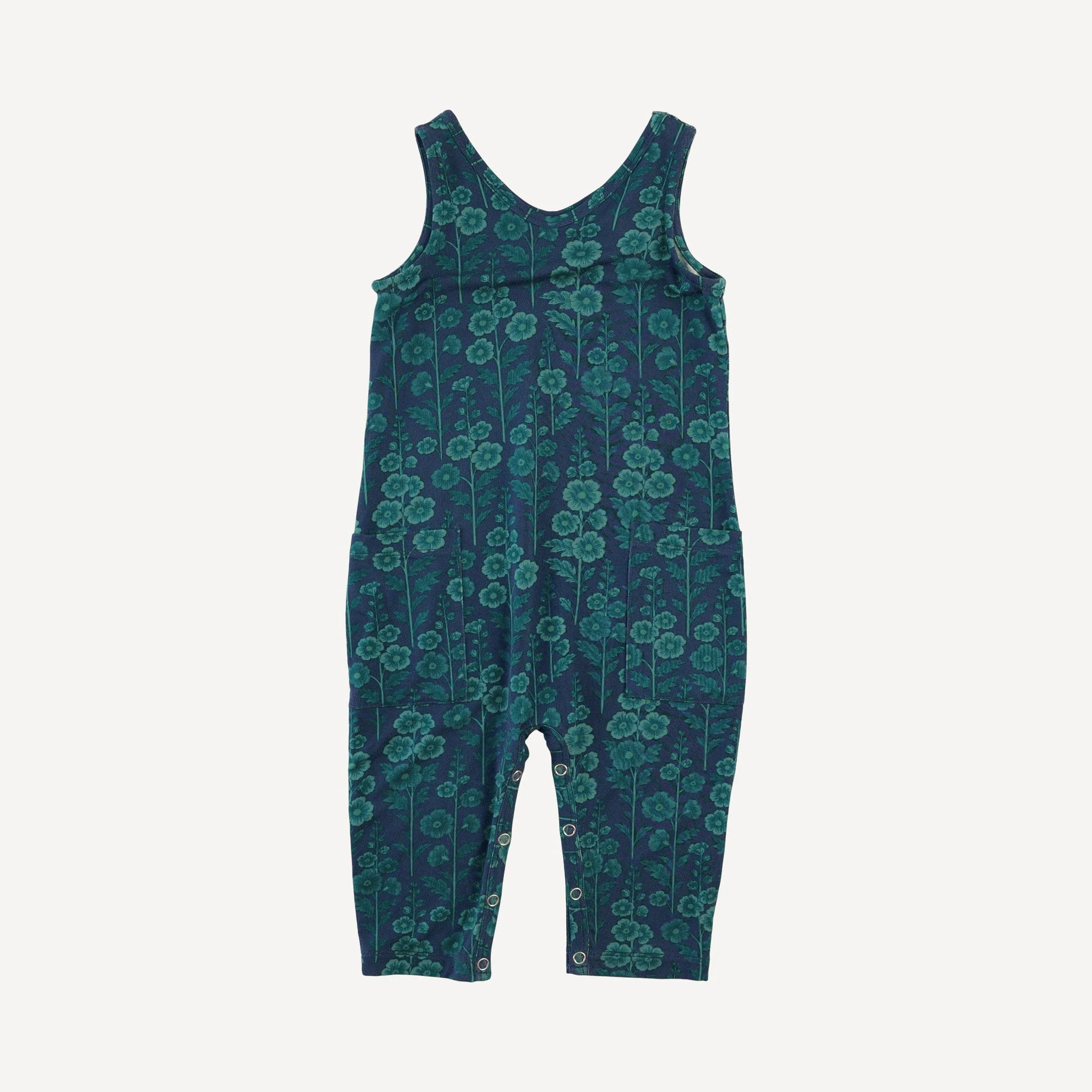 relaxed romper | blooming floral | light weight bamboo