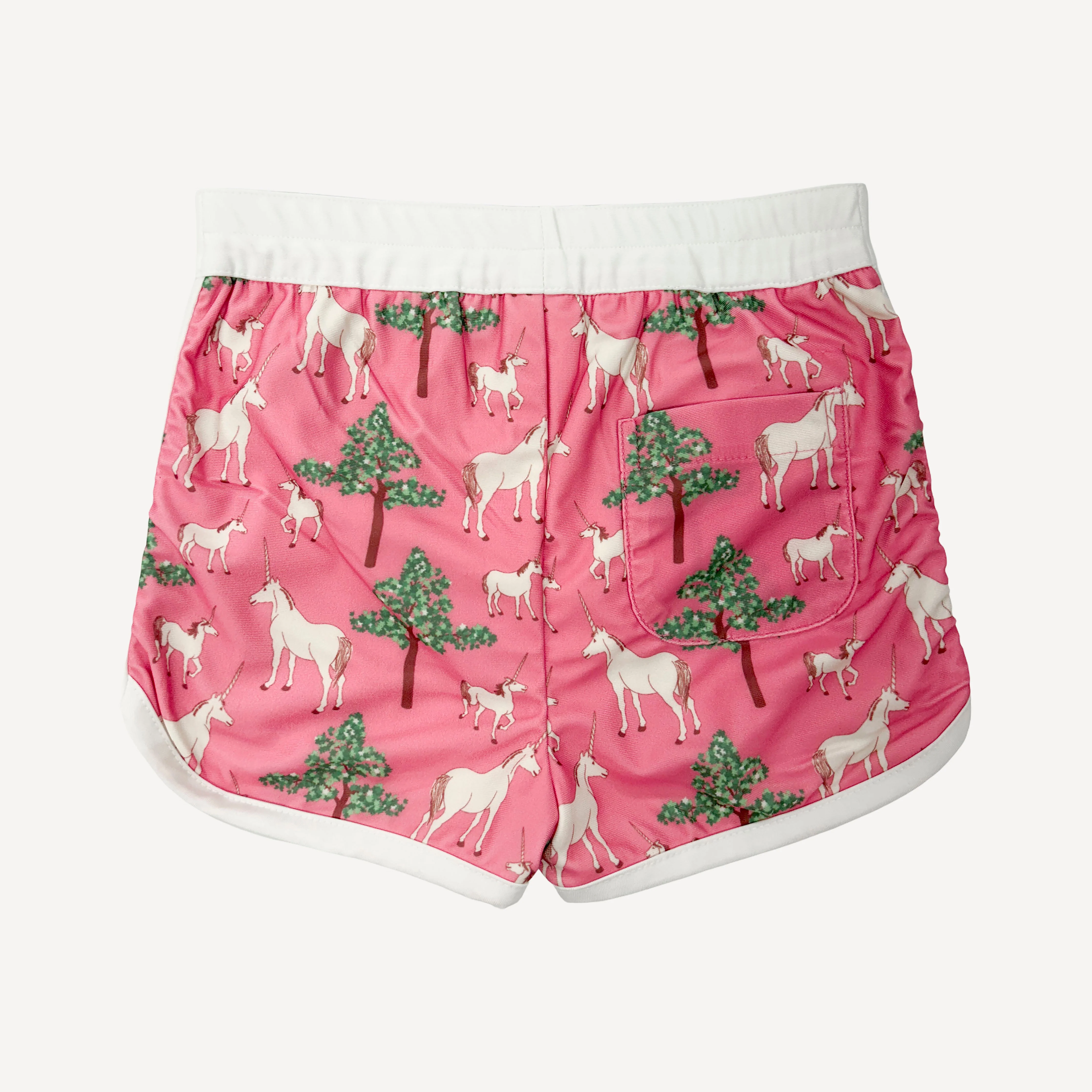 retro board short | pink unicorn party | swim - Image 3