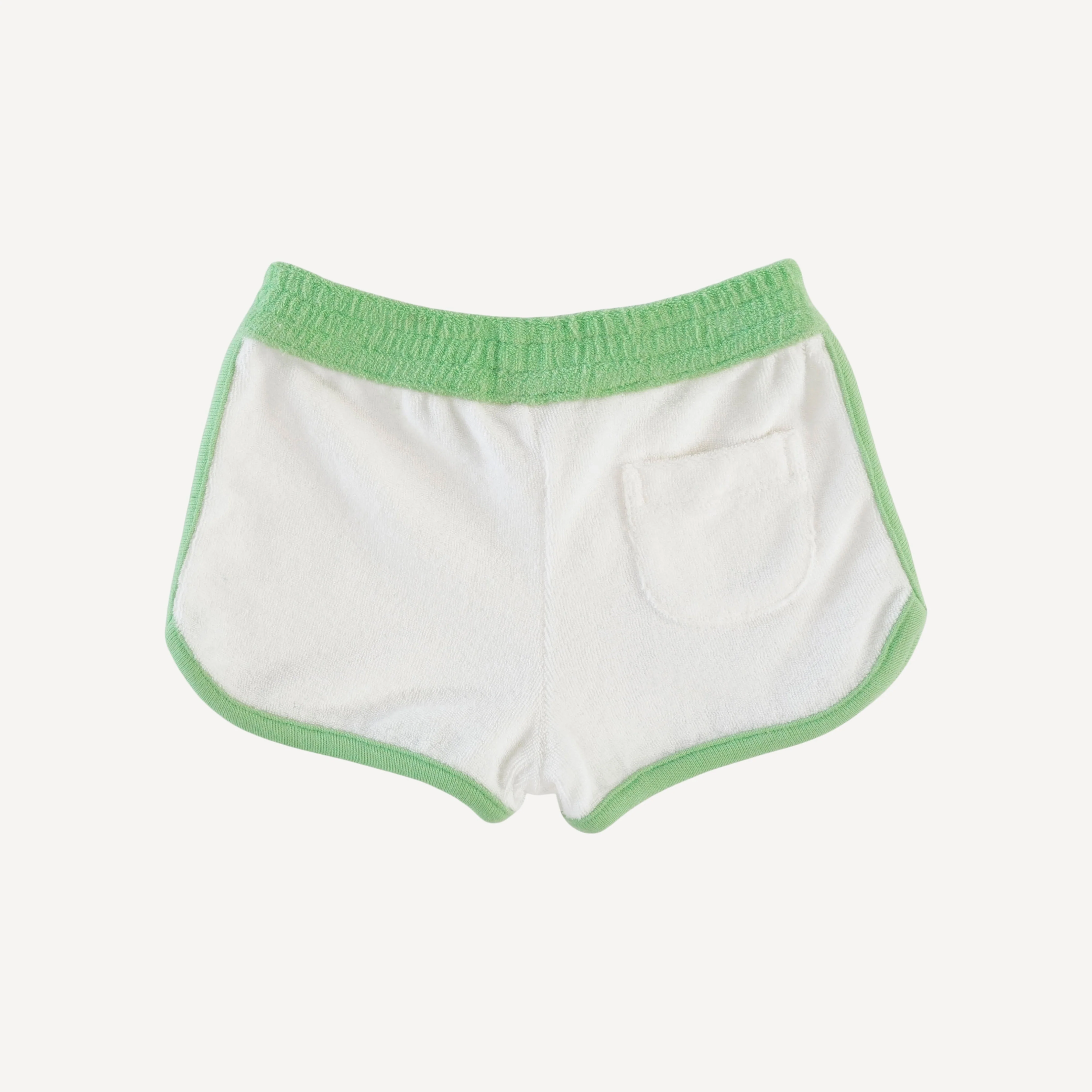 retro track short | coconut | organic cotton terry - Image 3