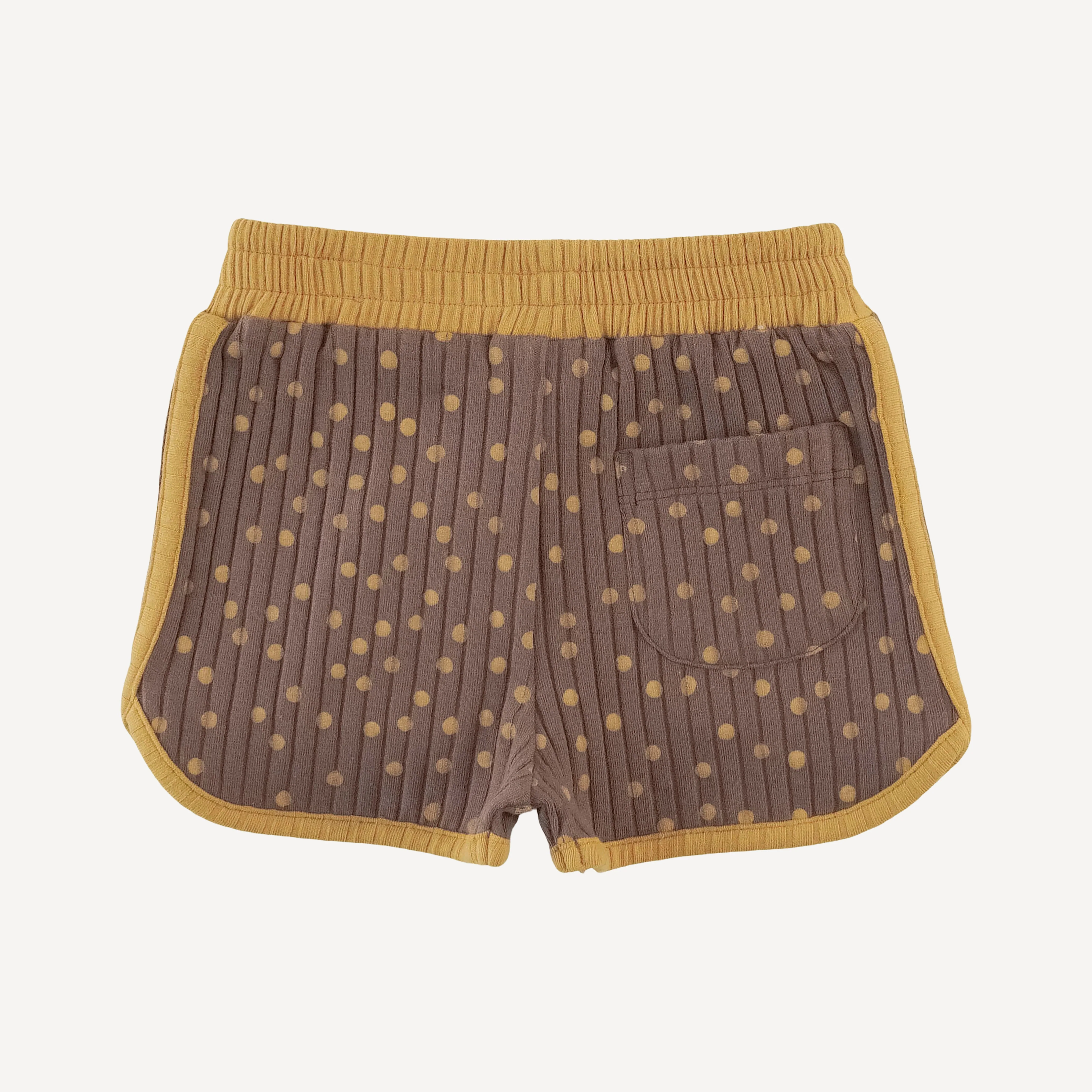retro track short | neutral dot | organic cotton wide rib - Image 3