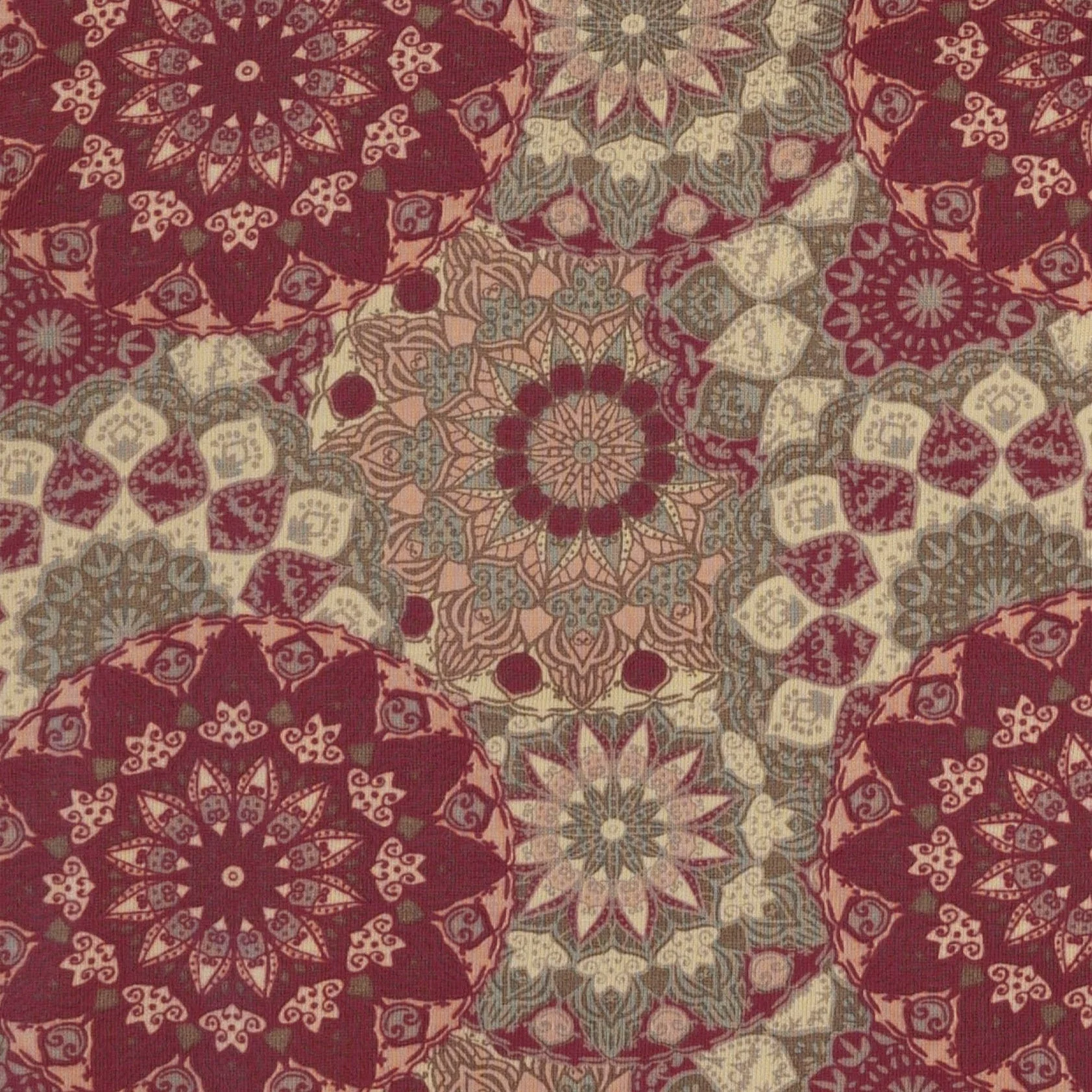 shacket | earthen mandala | organic cotton jersey - Image 2
