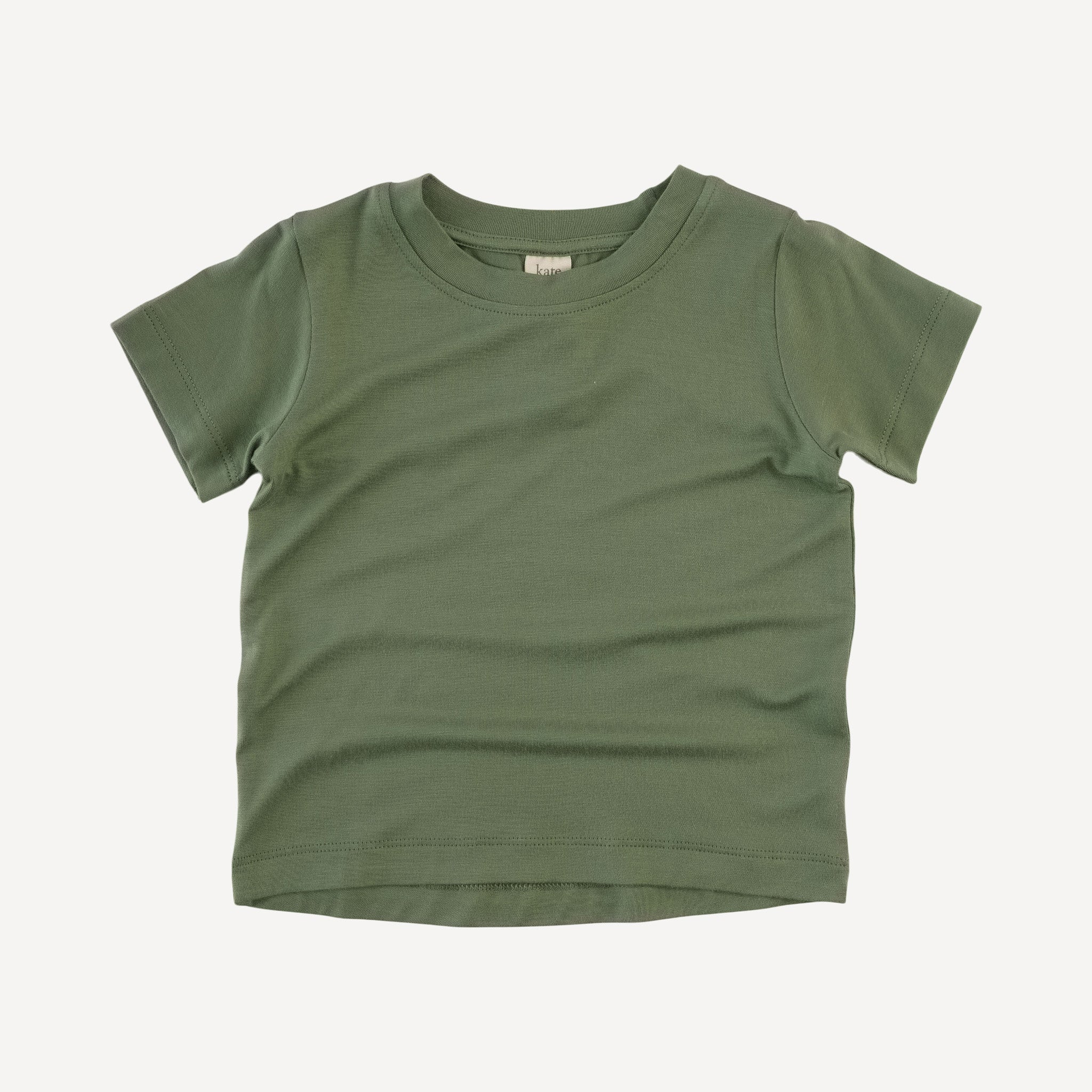 short sleeve boxy tee | hedge | bamboo