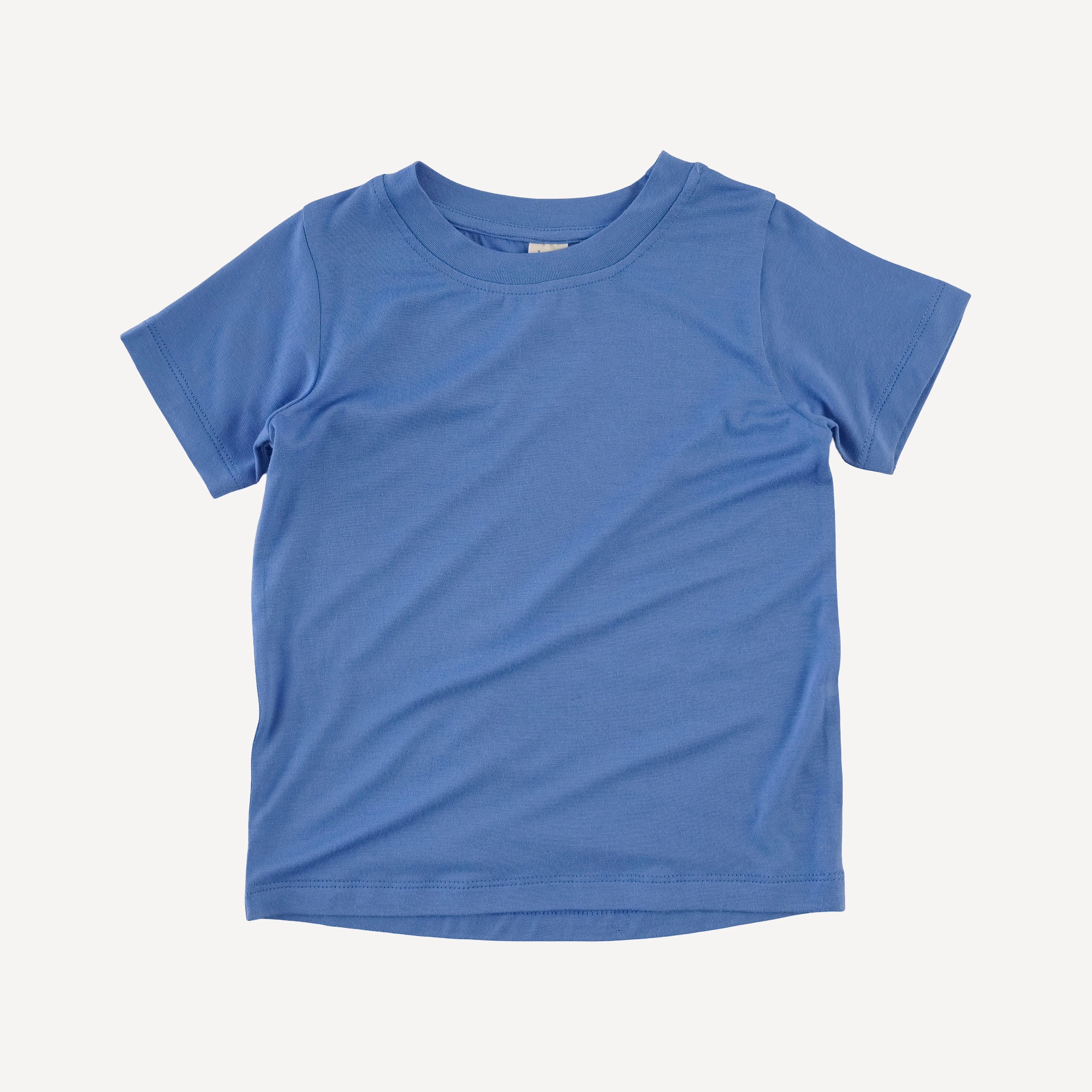 short sleeve boxy tee | marine water | bamboo