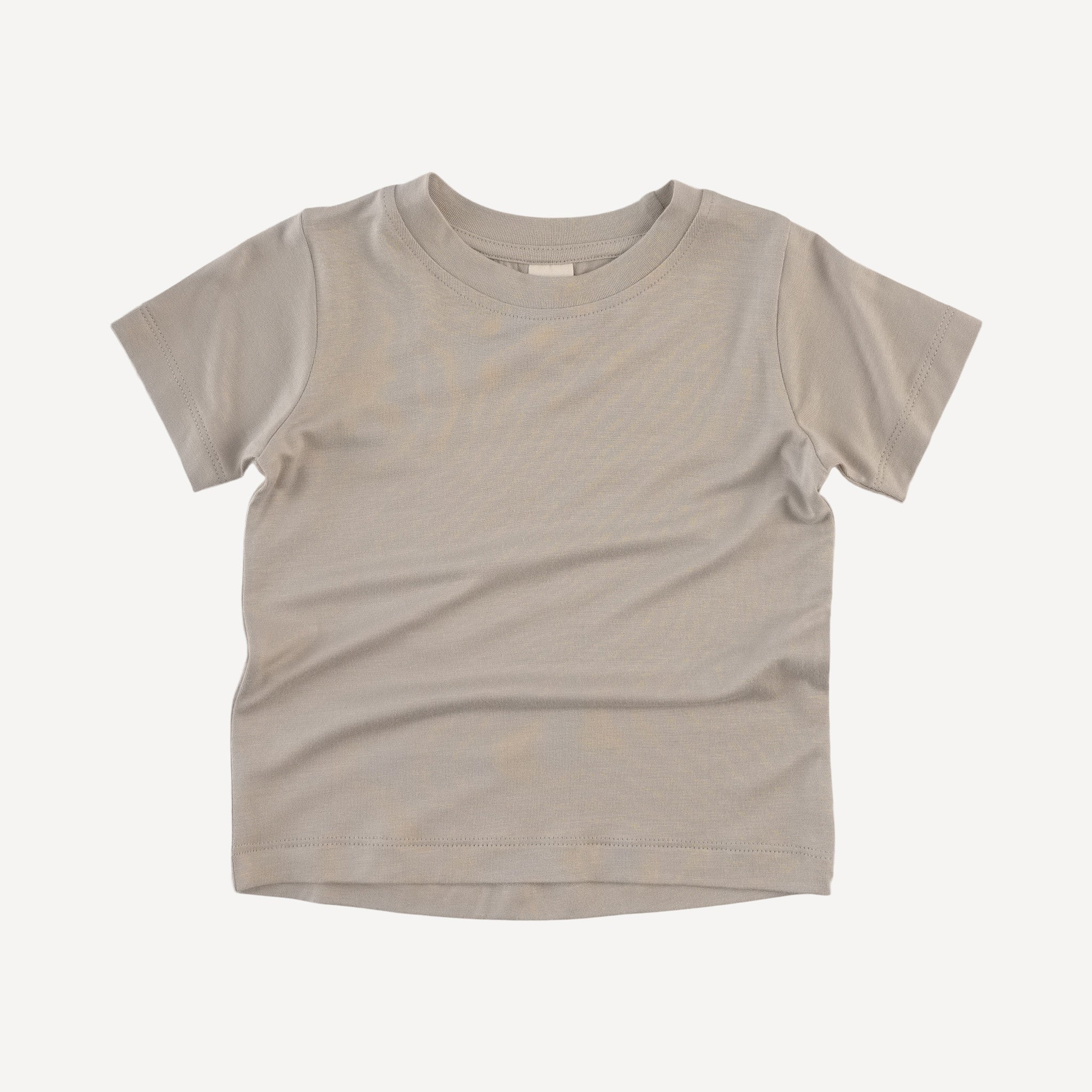 short sleeve boxy tee | moonstone | bamboo