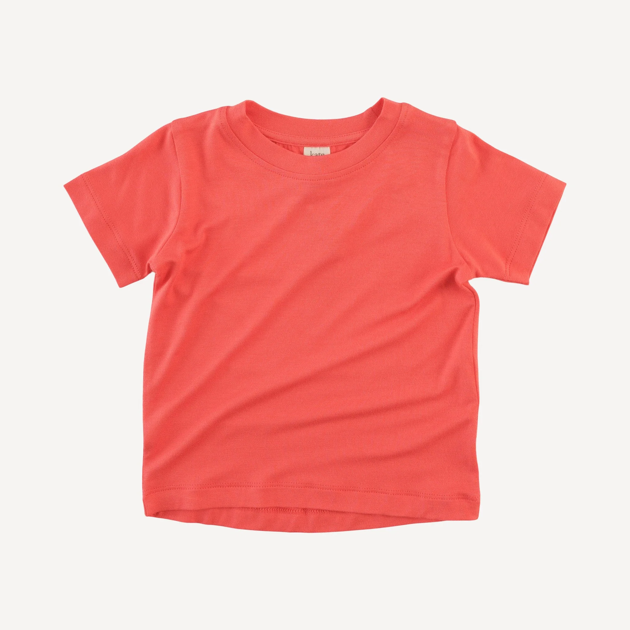 short sleeve boxy tee | tropical pink | bamboo
