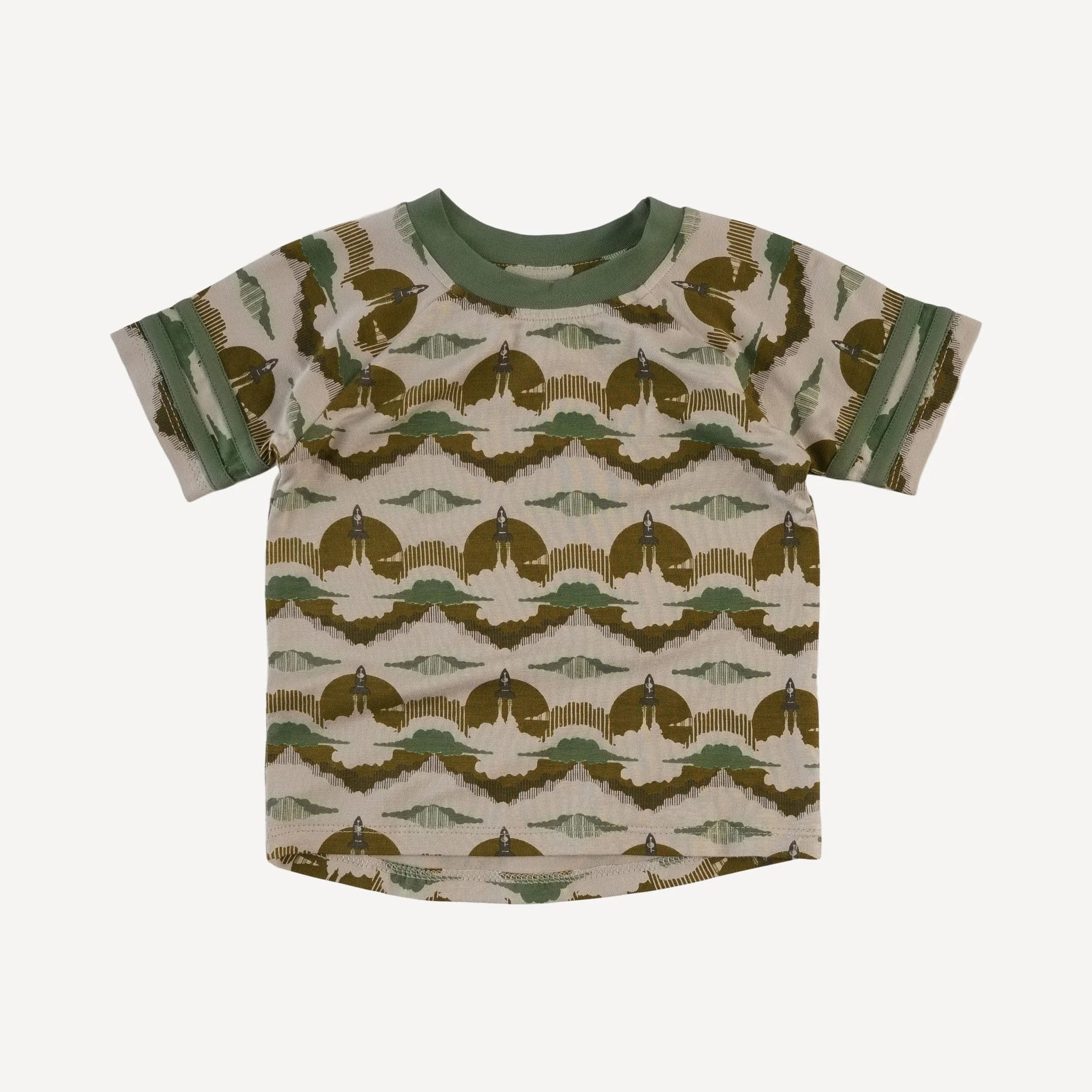 short sleeve football set | rocket | bamboo - Image 3