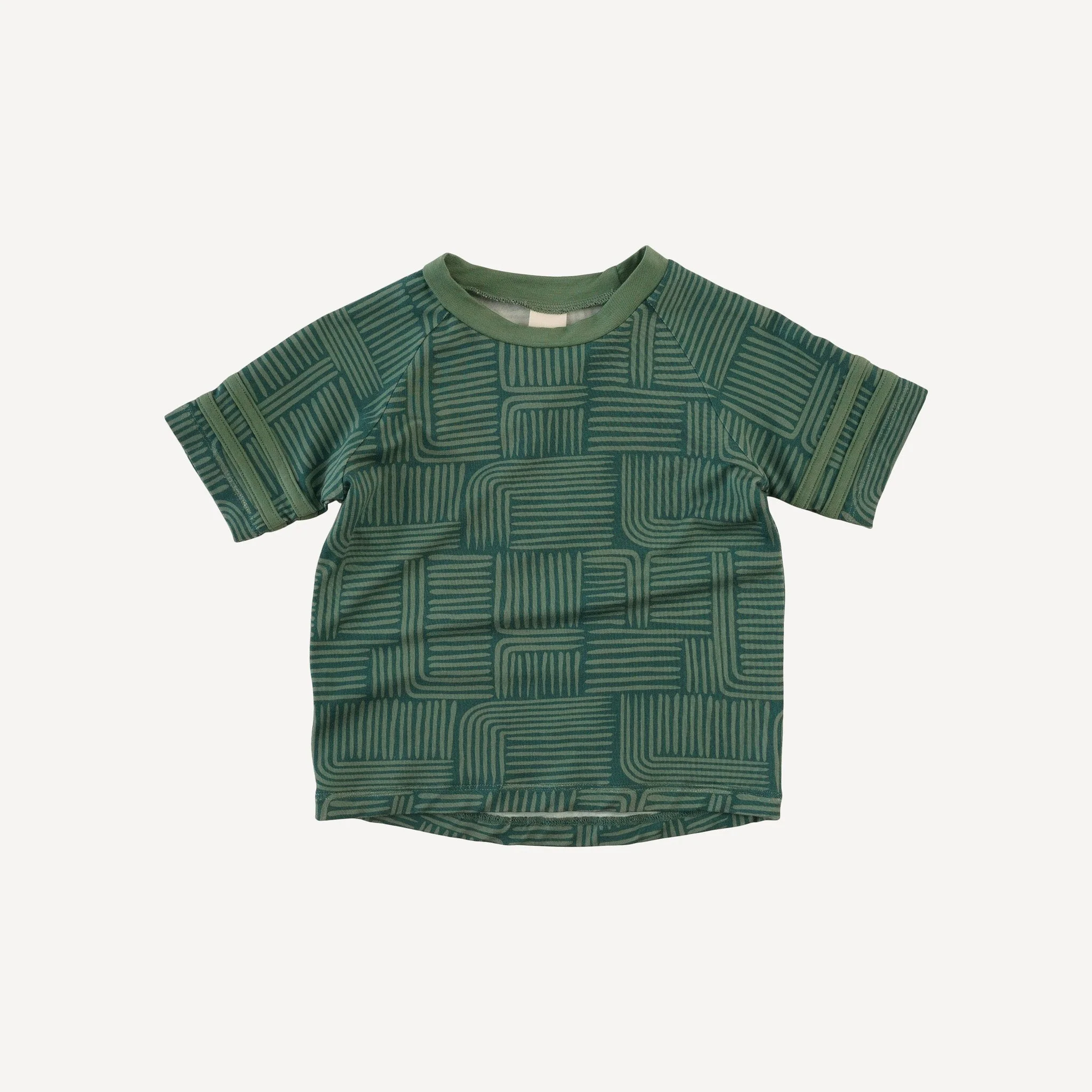 short sleeve football tee | brush strokes | light weight bamboo