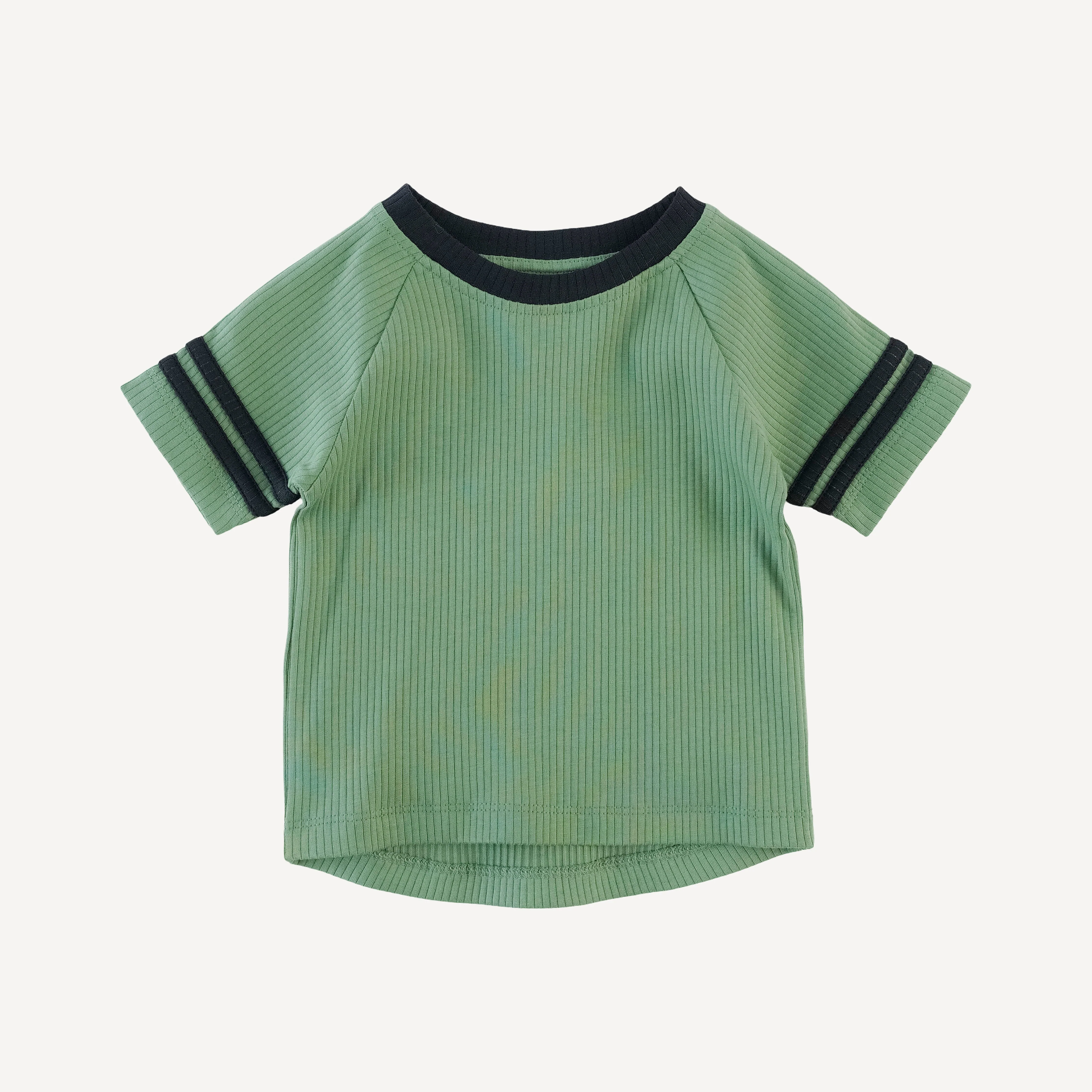 short sleeve football tee | hedge | organic cotton single rib