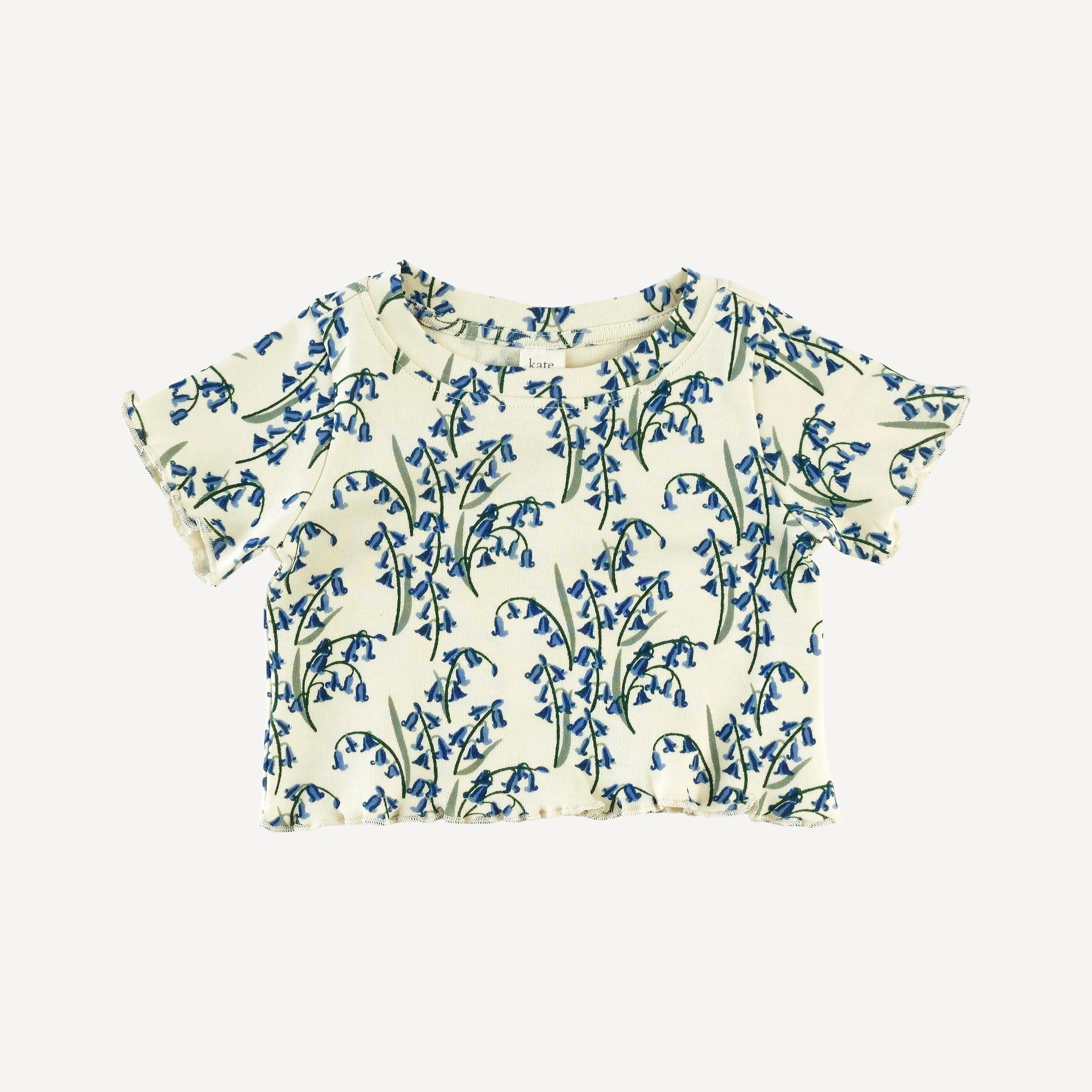 short sleeve jade set | bluebells | organic cotton interlock - Image 3