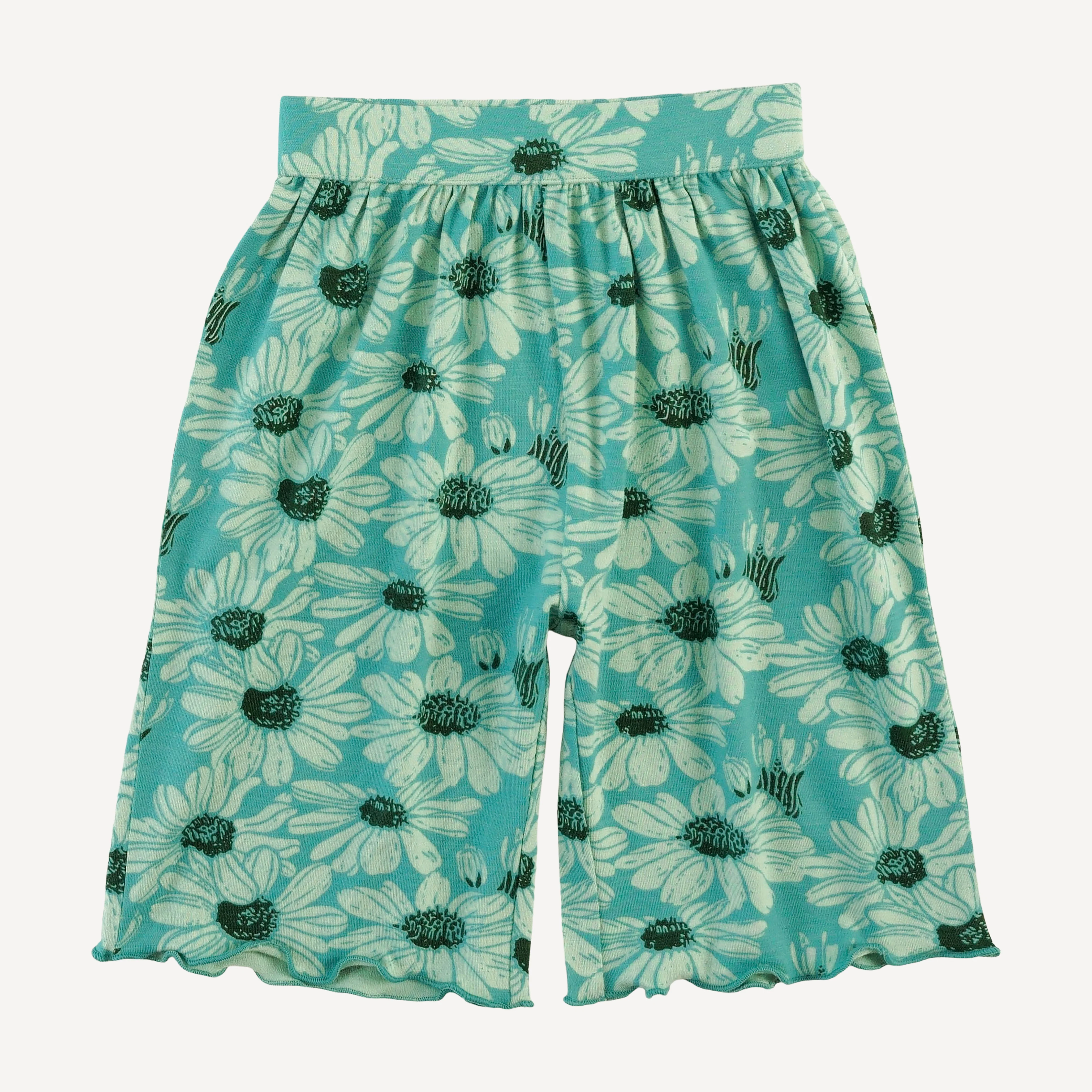 short sleeve jade set | green daisy | bamboo - Image 4
