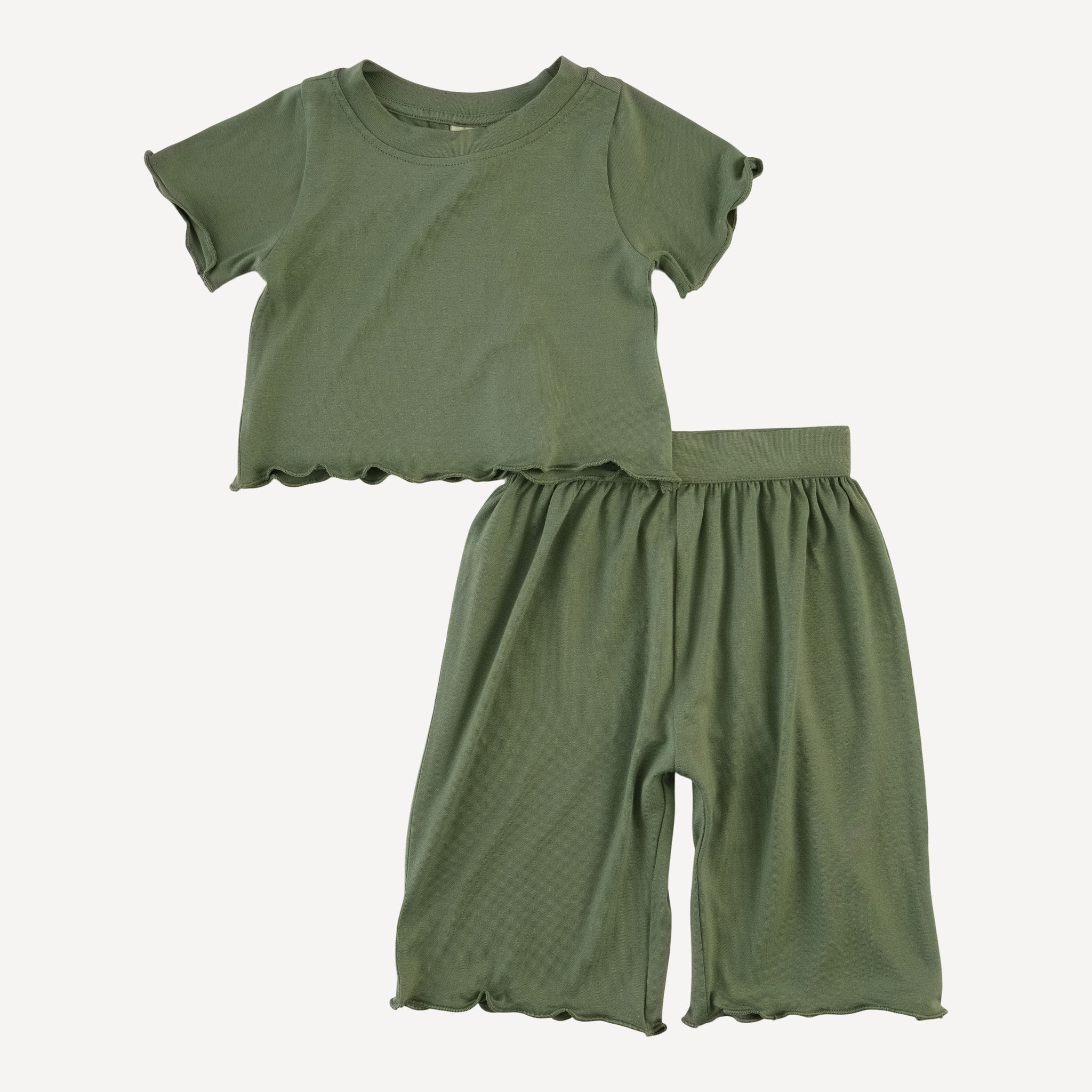 short sleeve jade set | hedge | bamboo