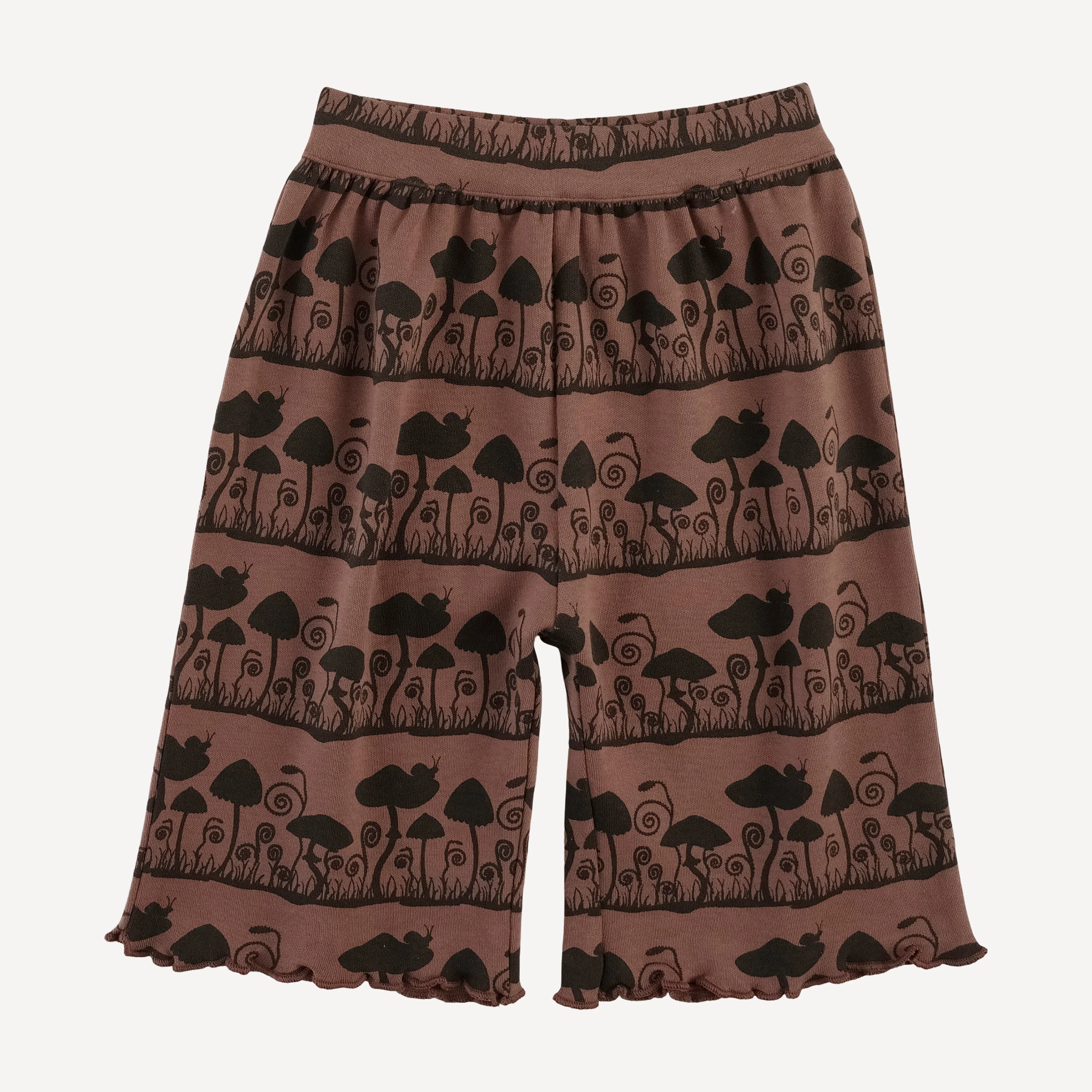 short sleeve jade set | mushroom | organic cotton interlock - Image 4