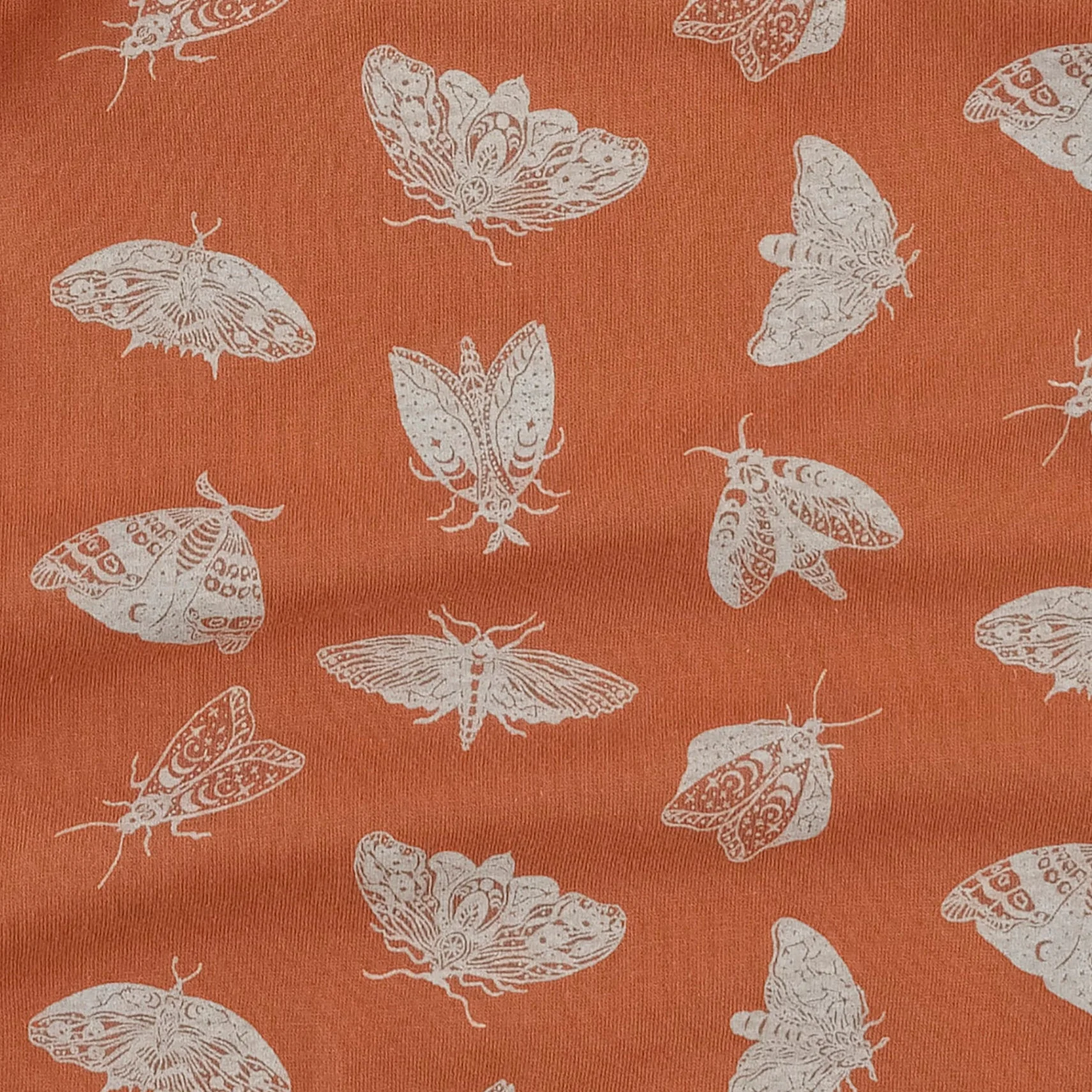 short sleeve jade set | spicy moth scatter | organic cotton jersey - Image 2