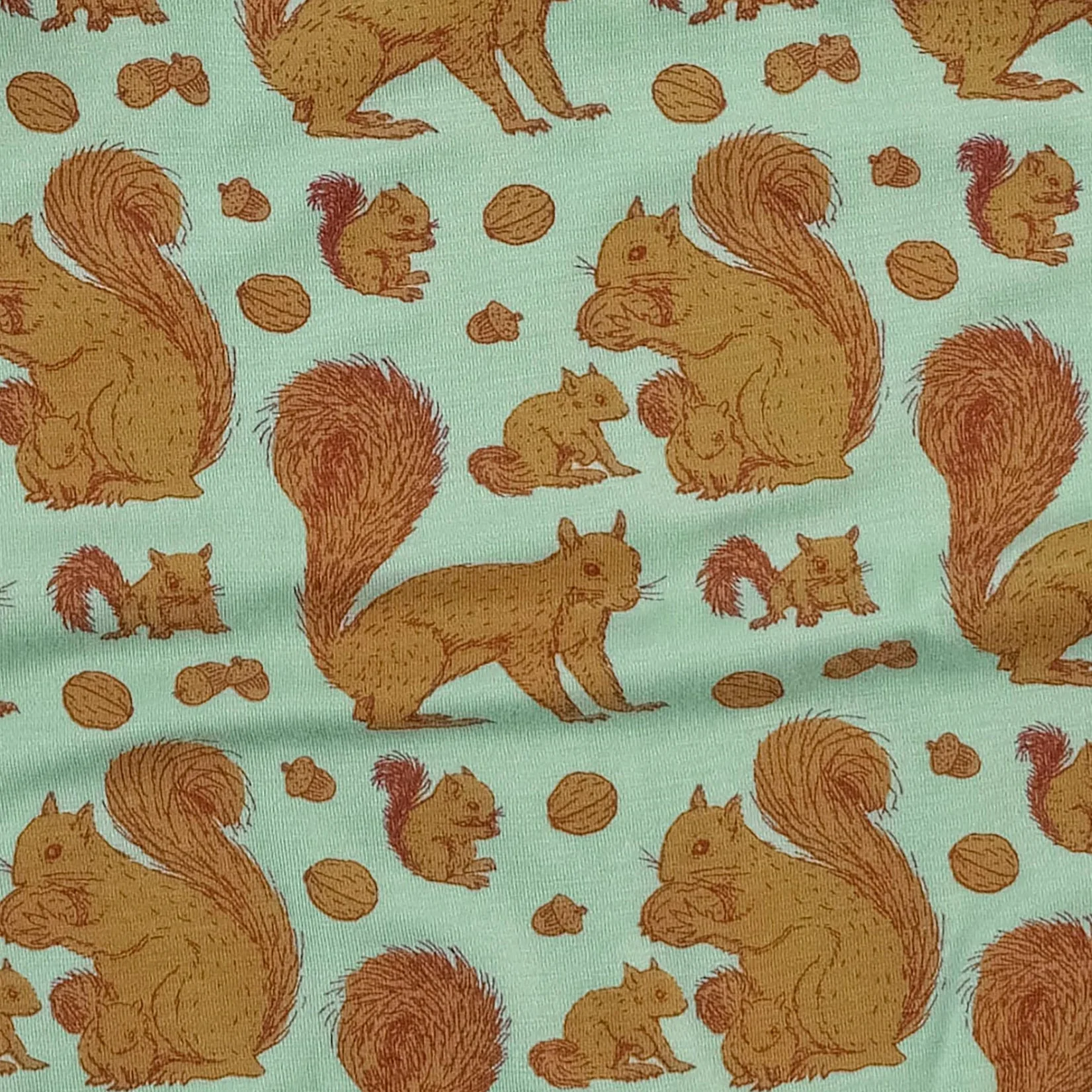 short sleeve jade set | toffy squirrel | bamboo - Image 2