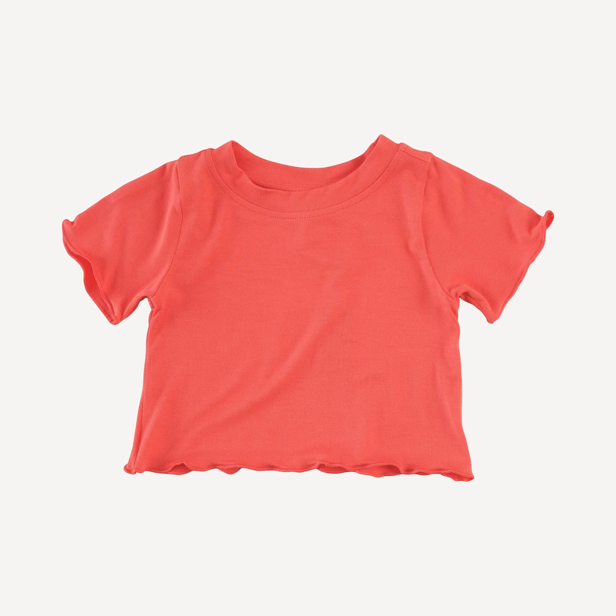 short sleeve jade set | tropical pink | bamboo - Image 3