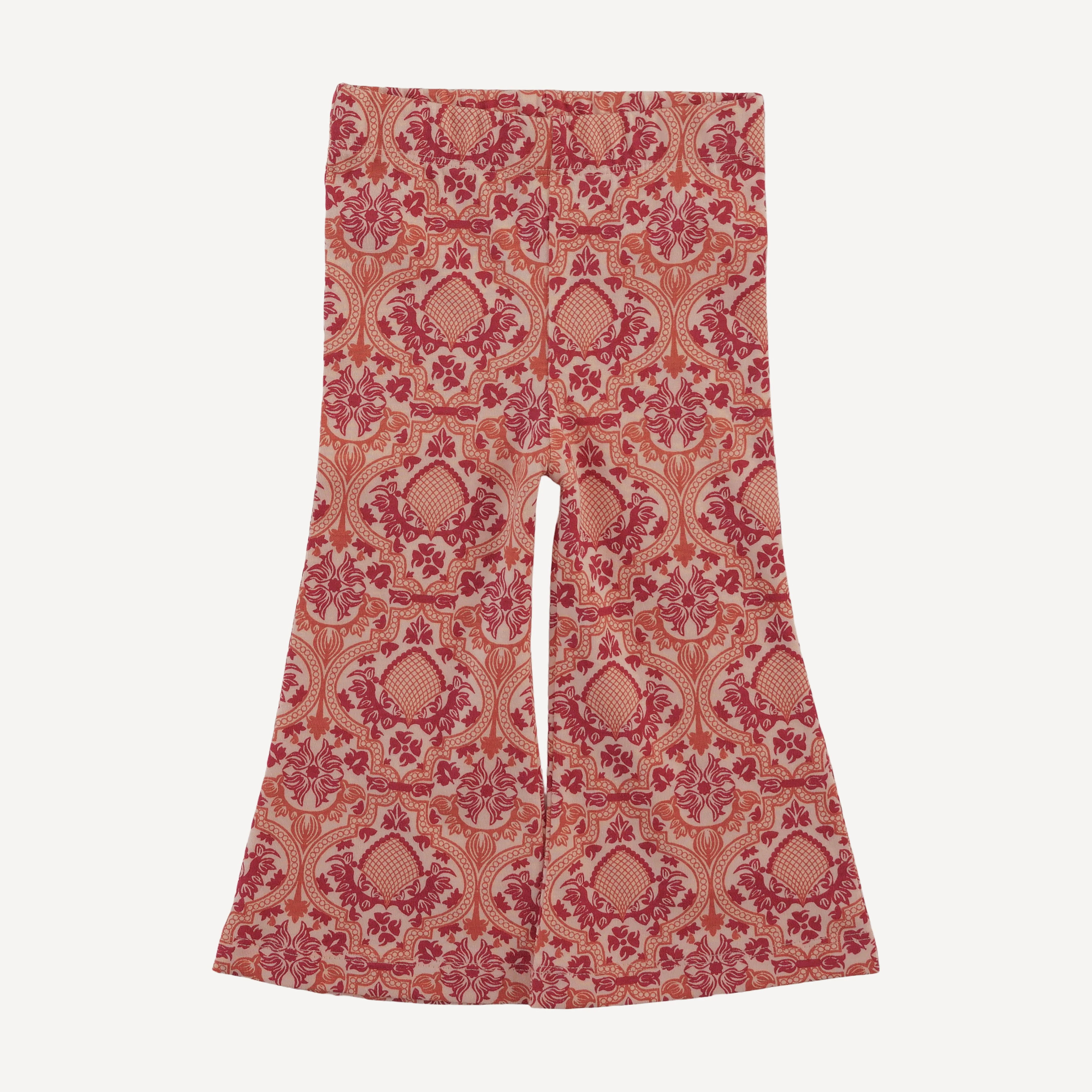 short sleeve payton set | orange peacock | organic cotton jersey - Image 5