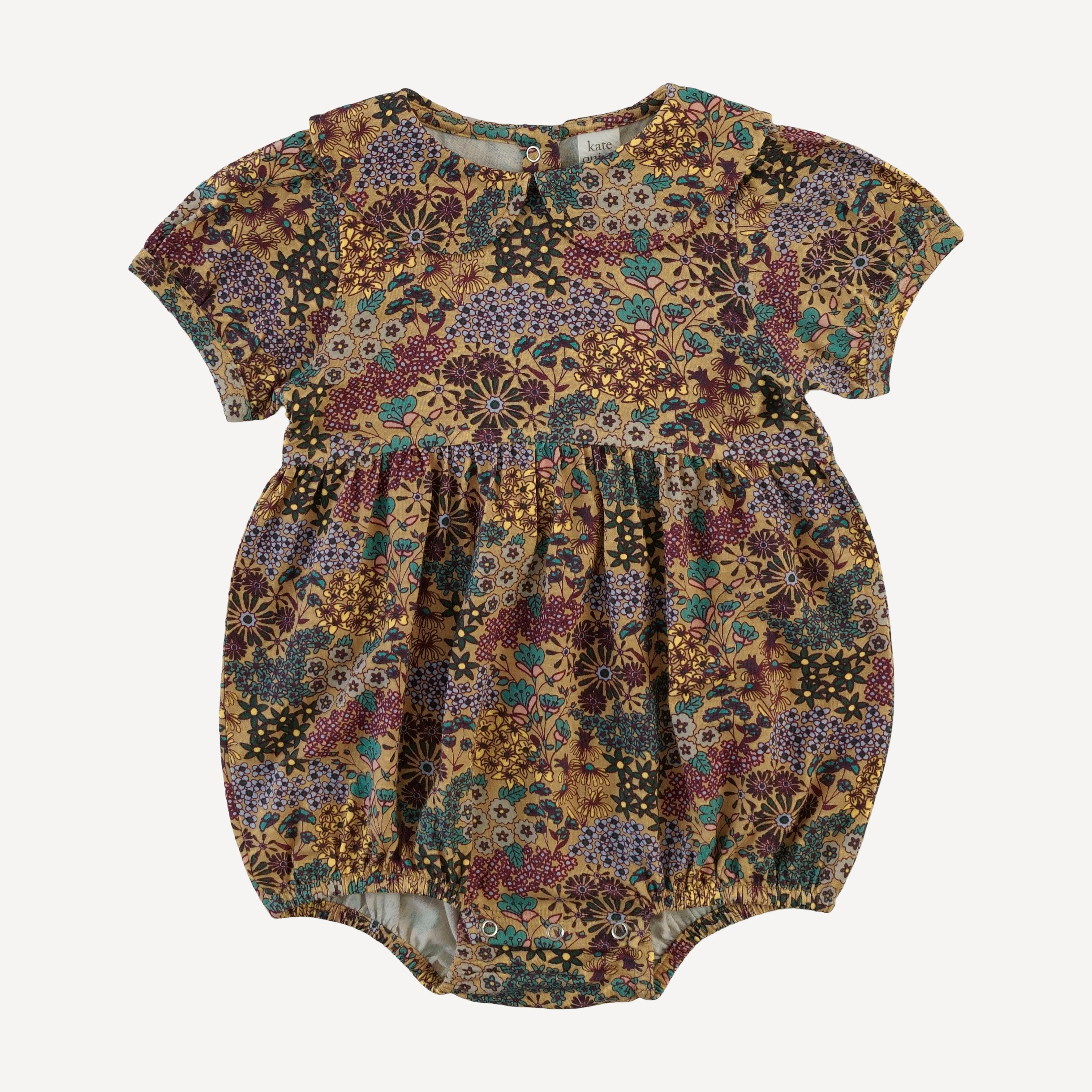 short sleeve peter pan bubble | taffy ditsy | bamboo