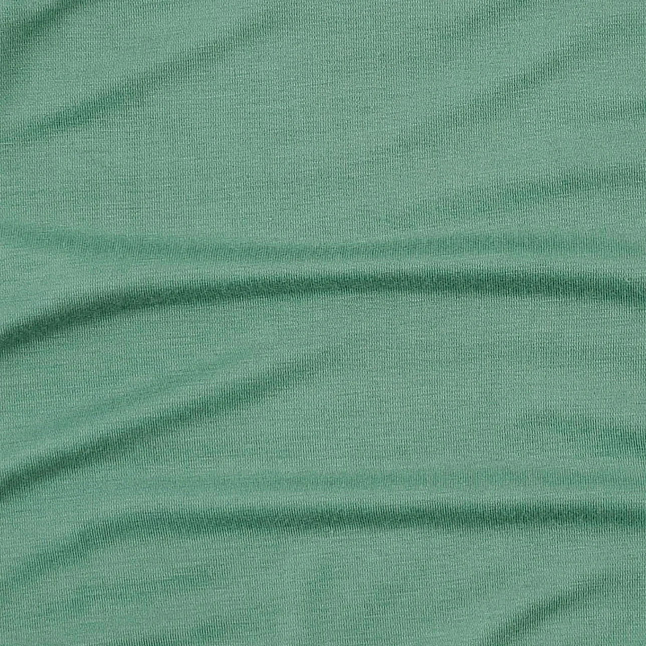 short sleeve ruffle henley tee | malachite | bamboo - Image 2