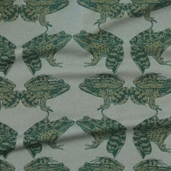short sleeve sport union suit | frogs | light weight bamboo - Image 2