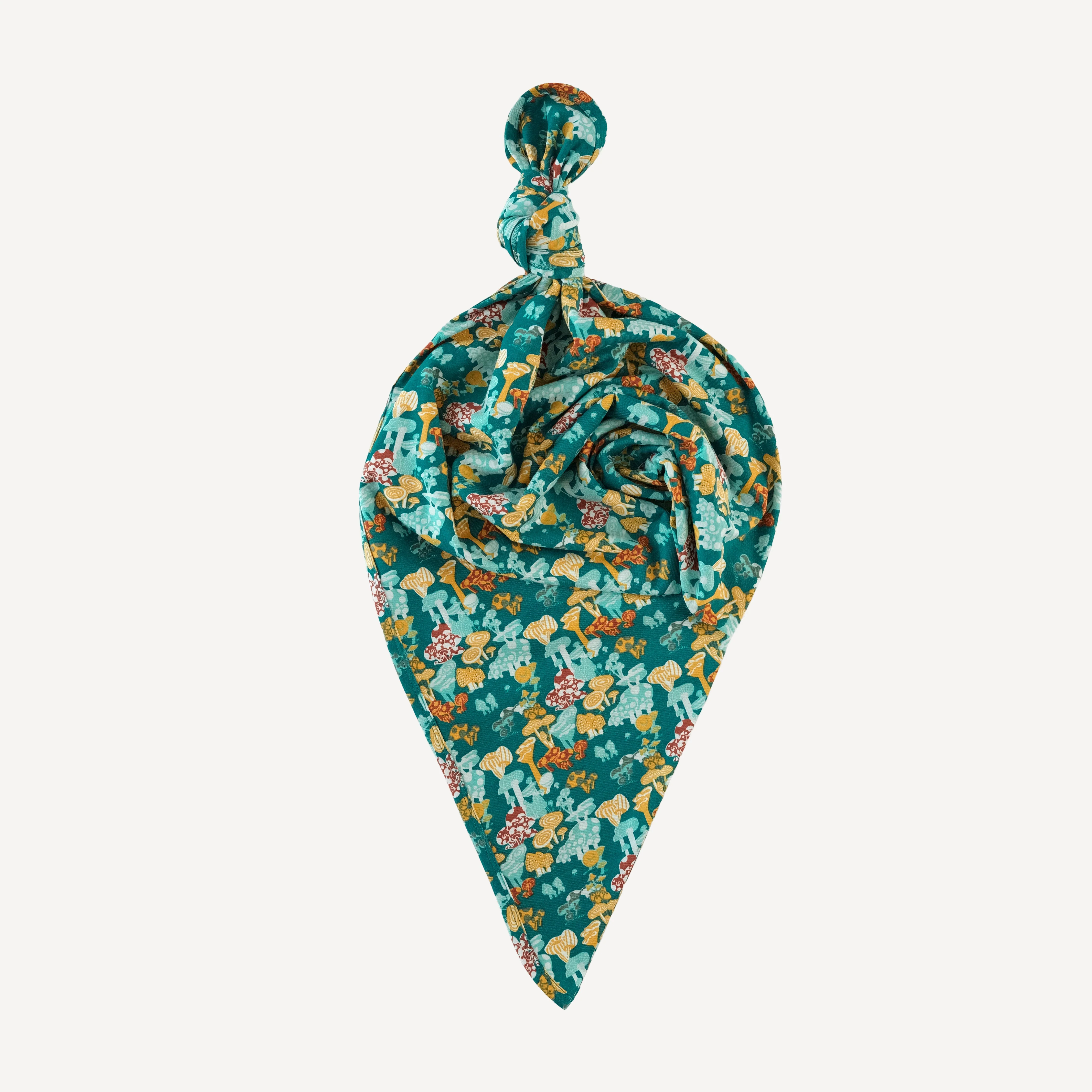 single layer blanket | magic mushrooms | organic cotton jersey
