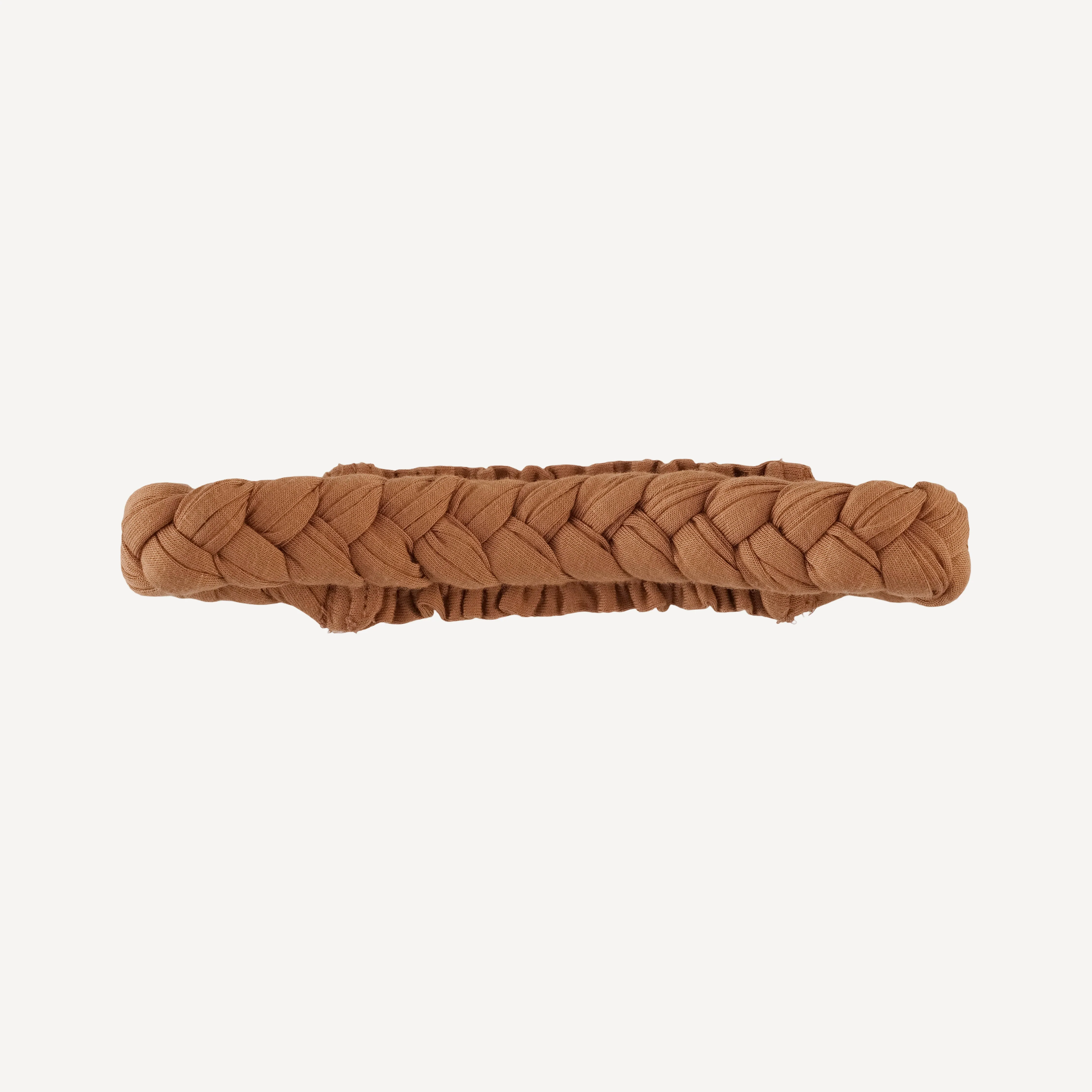 skinny braided headband | toffee | bamboo