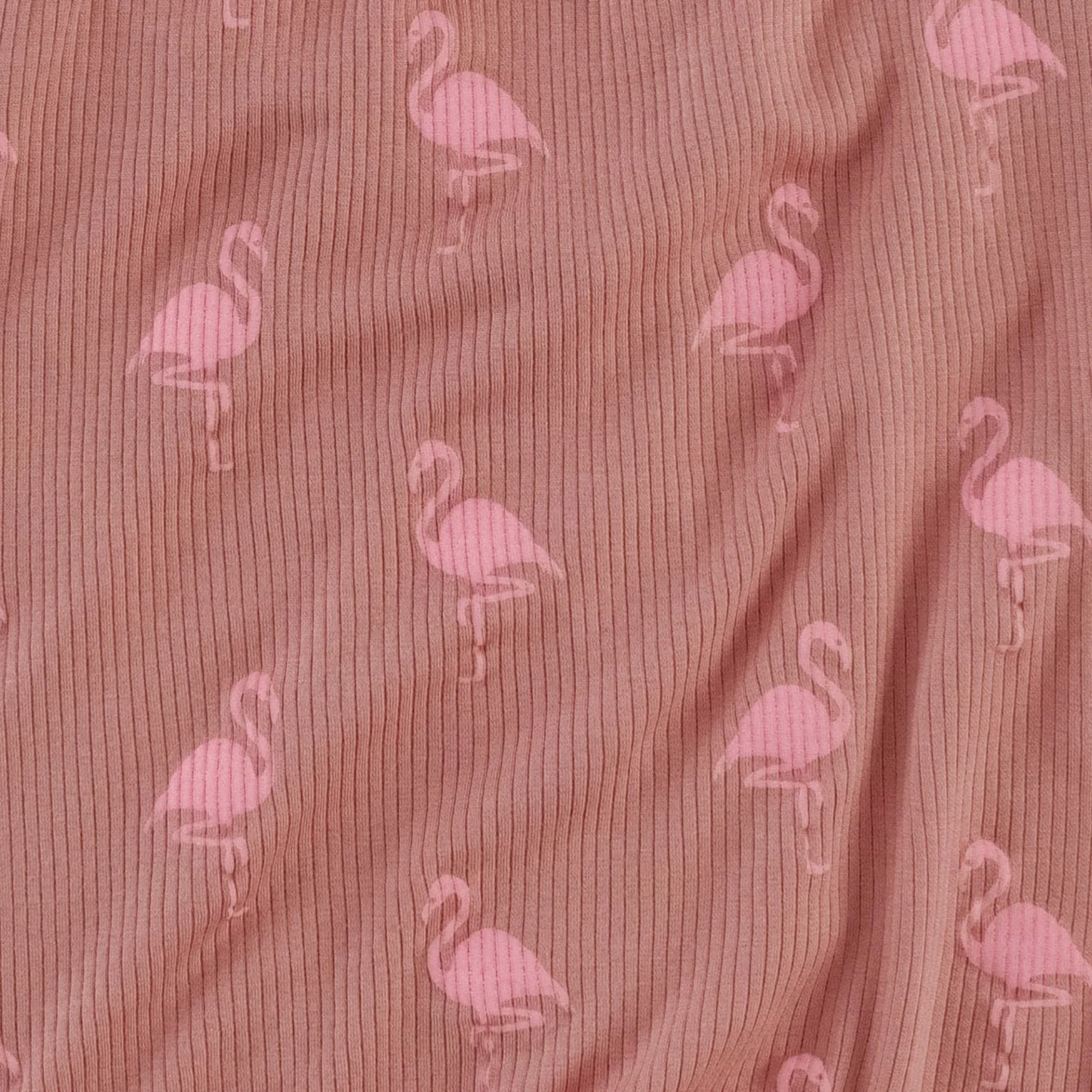 skinny strap jumpsuit | tiny flamingo | modal skinny rib - Image 2