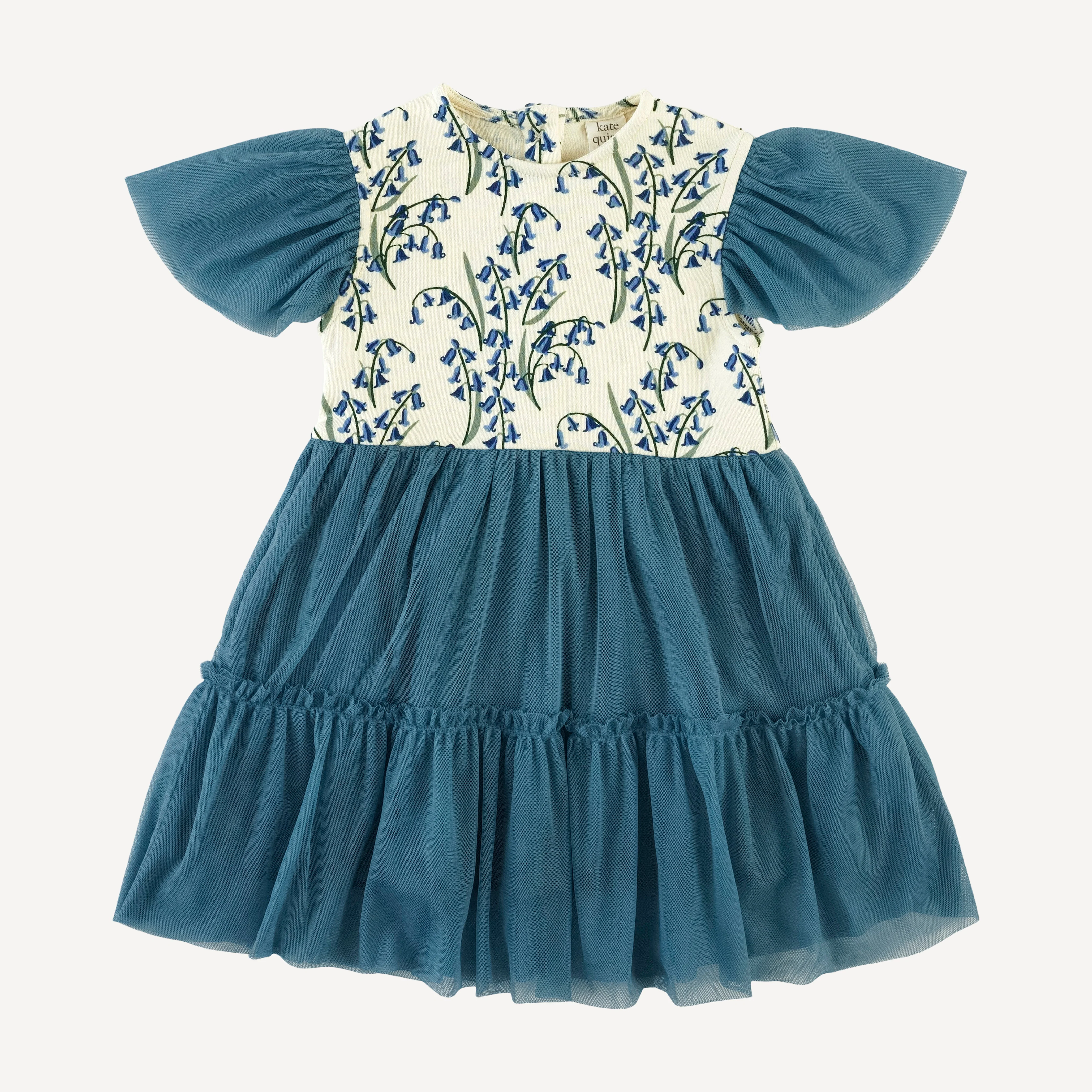 sophie dress | bluebells | organic cotton interlock
