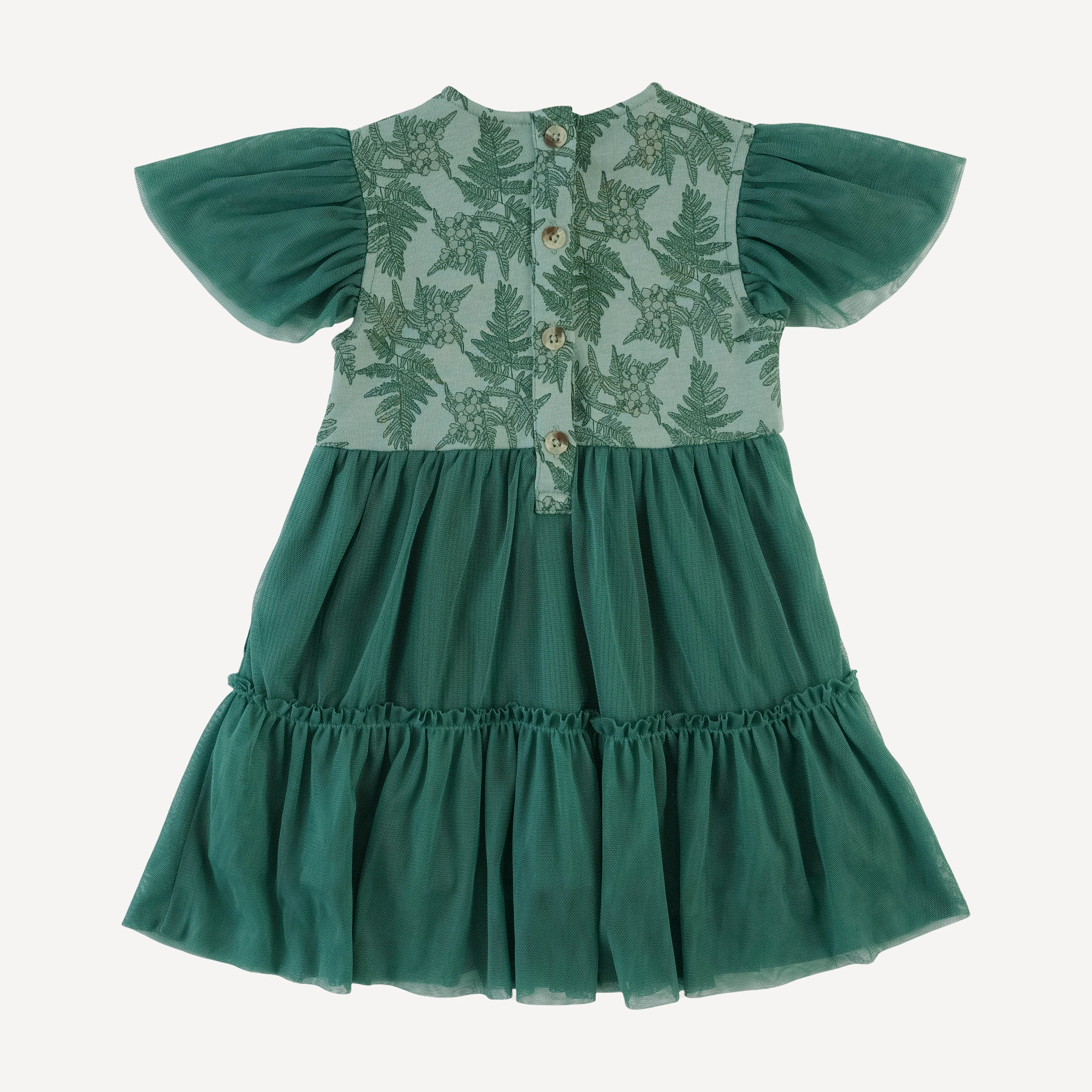 sophie dress | fern floral | organic cotton interlock - Image 4