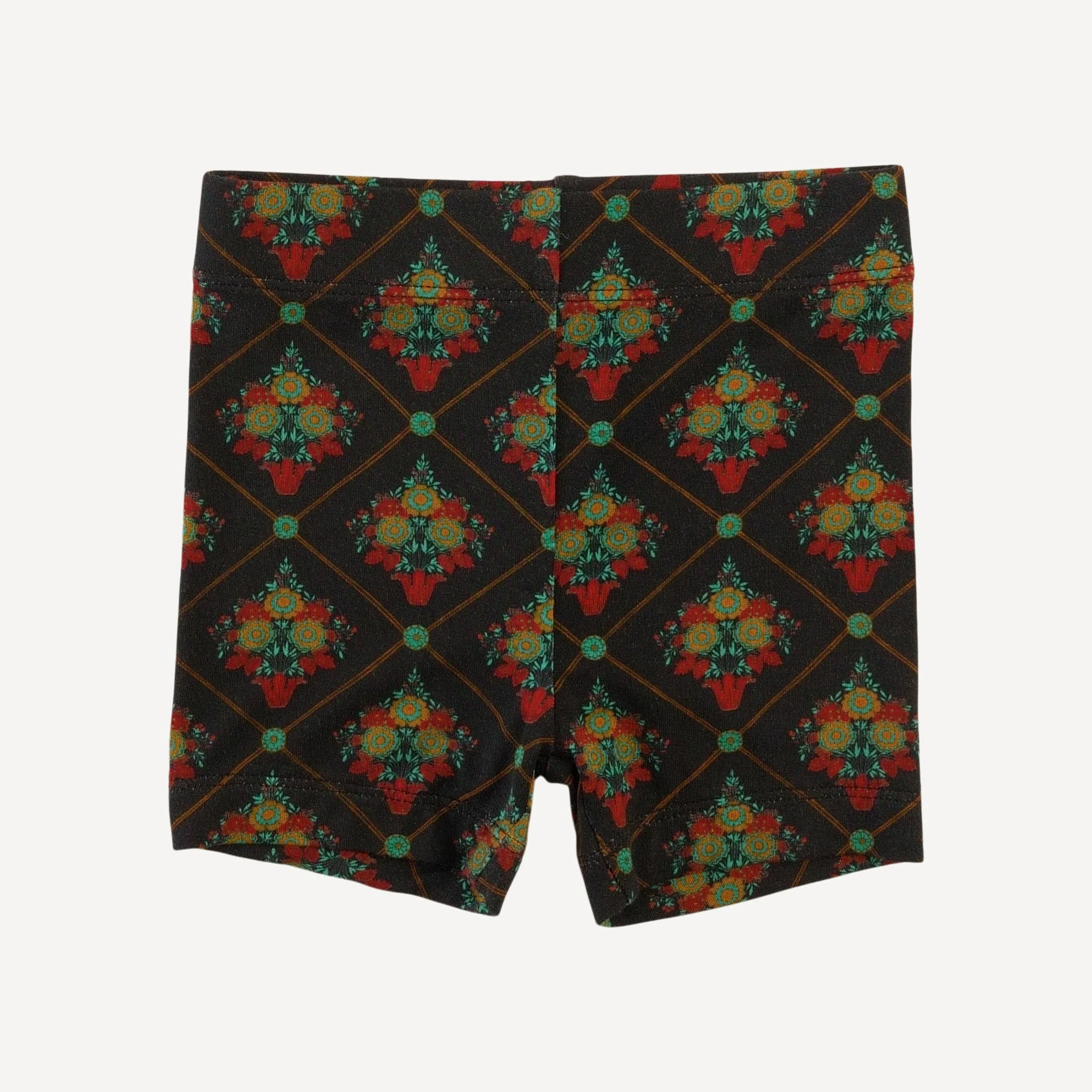 spaghetti strap v-waist top + bike short set | garden cats | light weight bamboo - Image 4