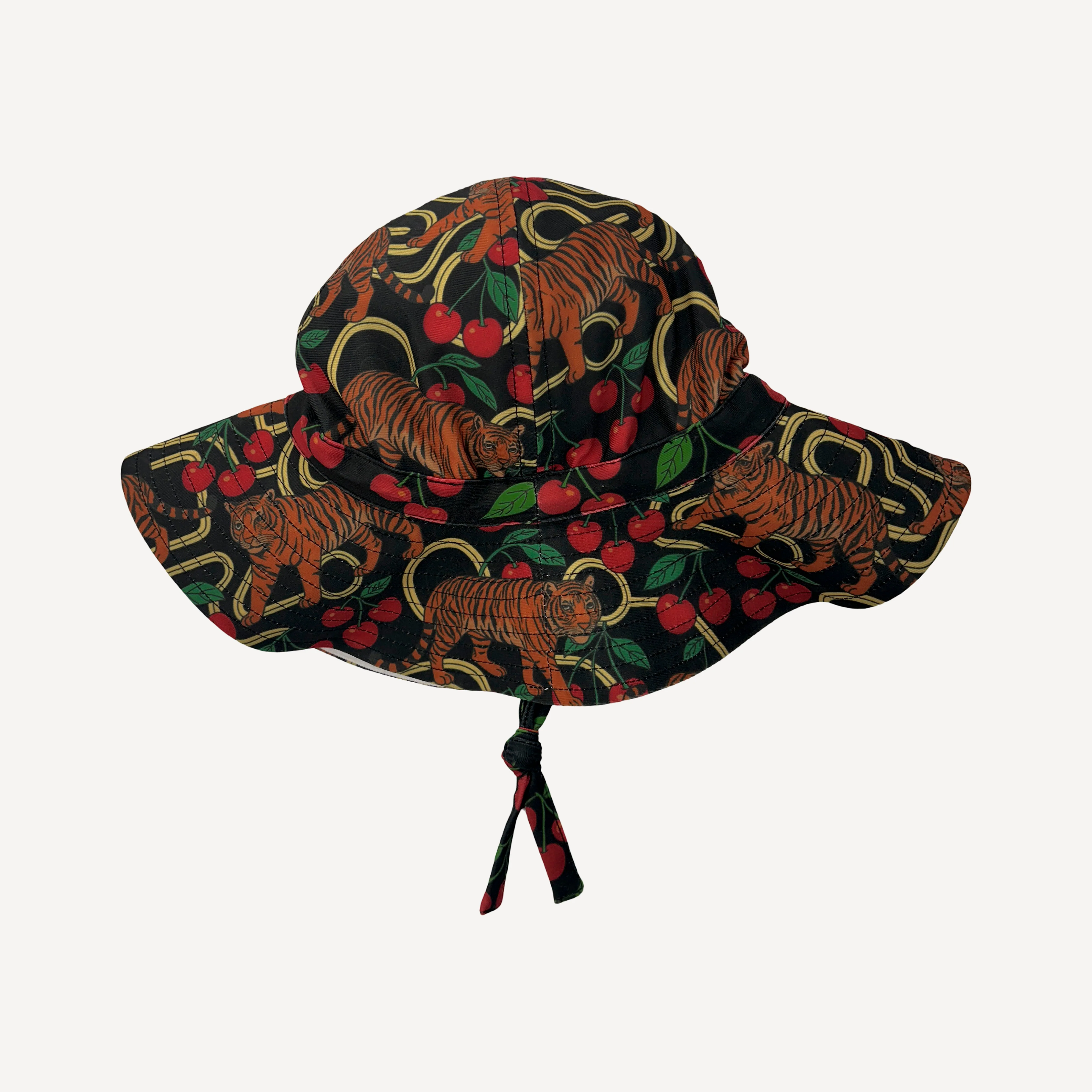 sun hat | tiger + cherries | swim - Image 3