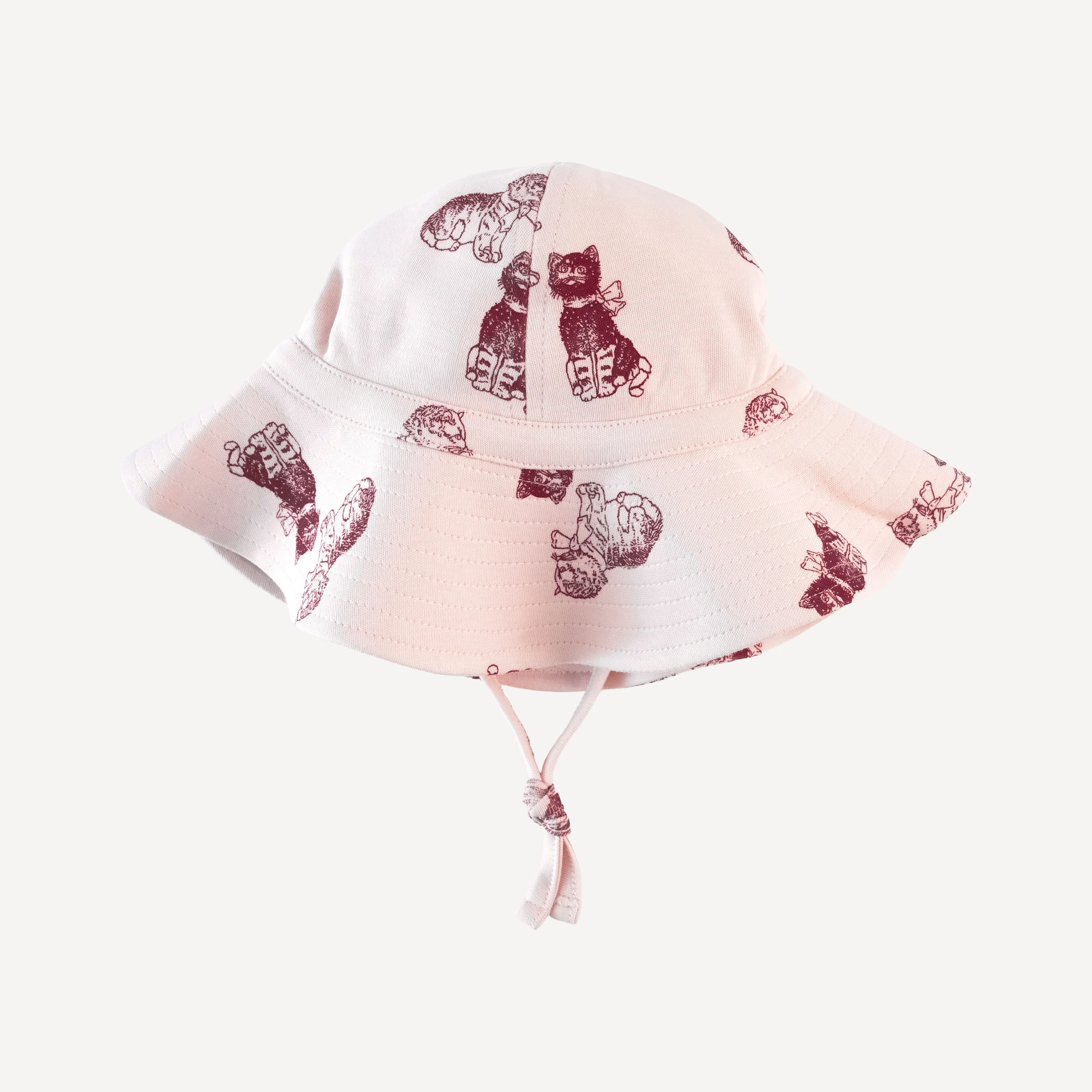 sun hat | vintage kitty | organic cotton interlock - Image 3