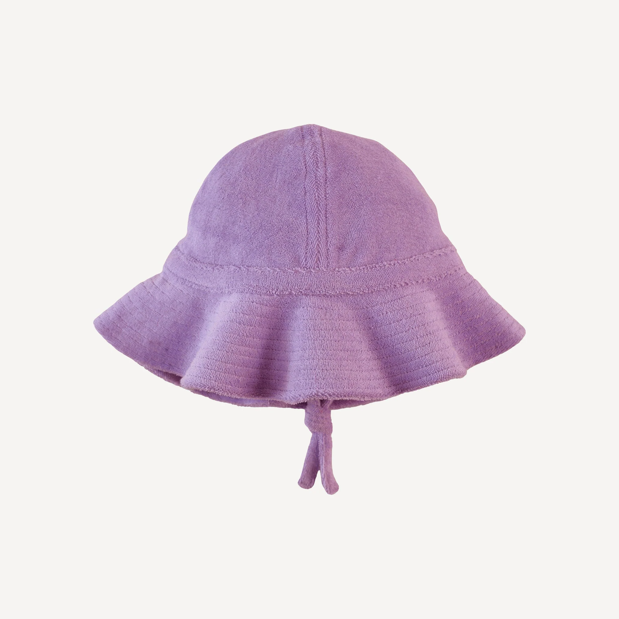 sun hat | vivid violet | organic cotton terry - Image 3