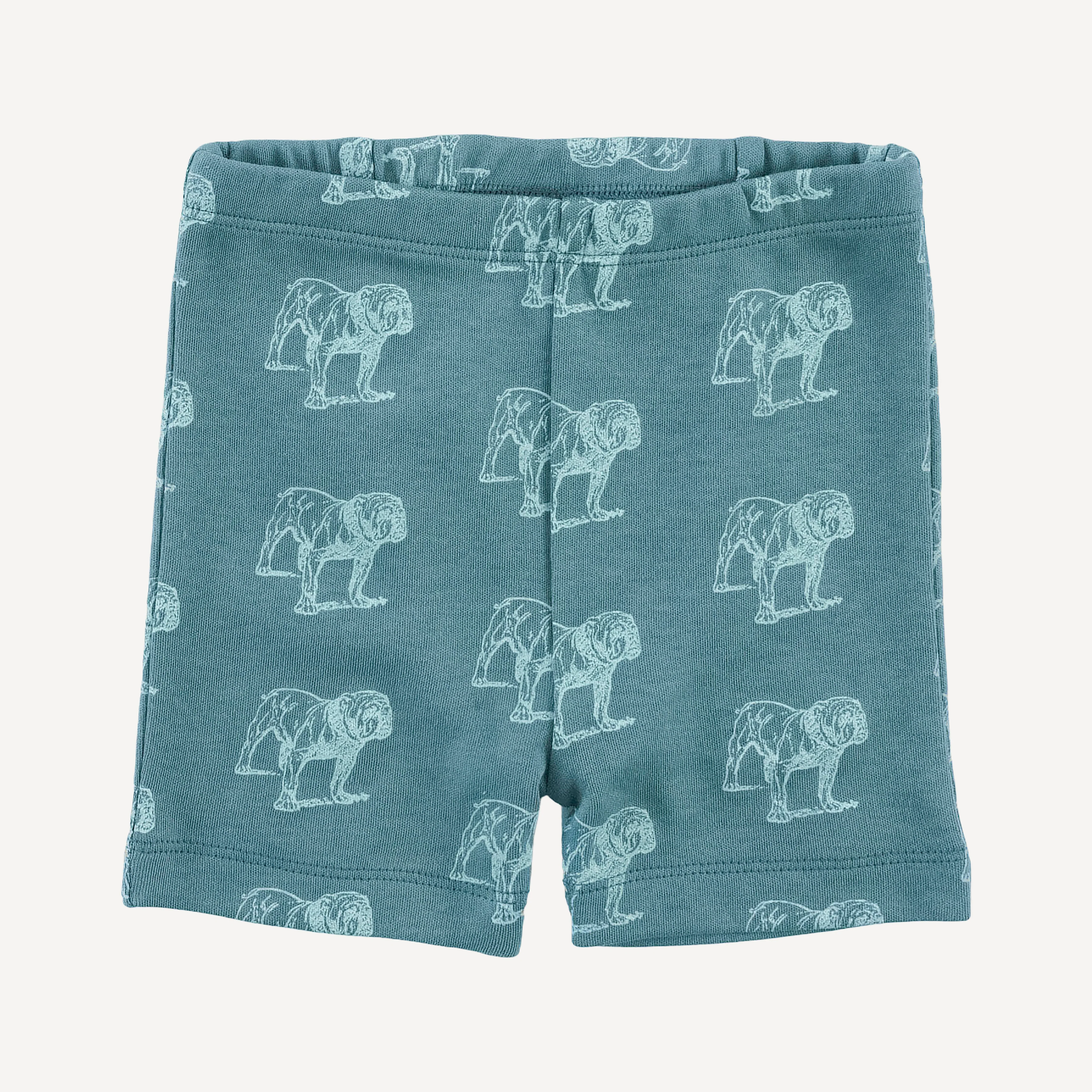 tank shortie pj set | blue bulldog | organic cotton interlock - Image 5