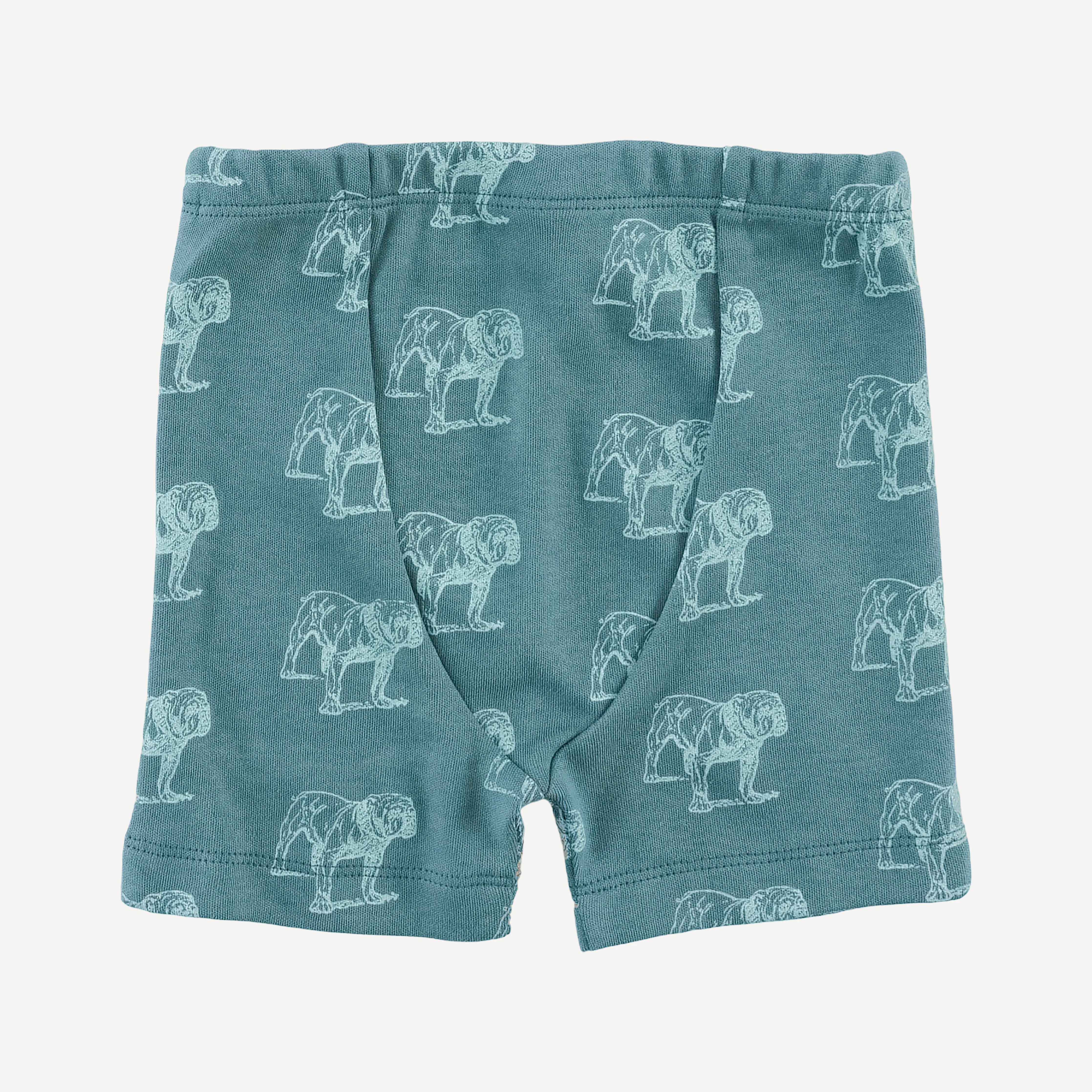 tank shortie pj set | blue bulldog | organic cotton interlock - Image 6