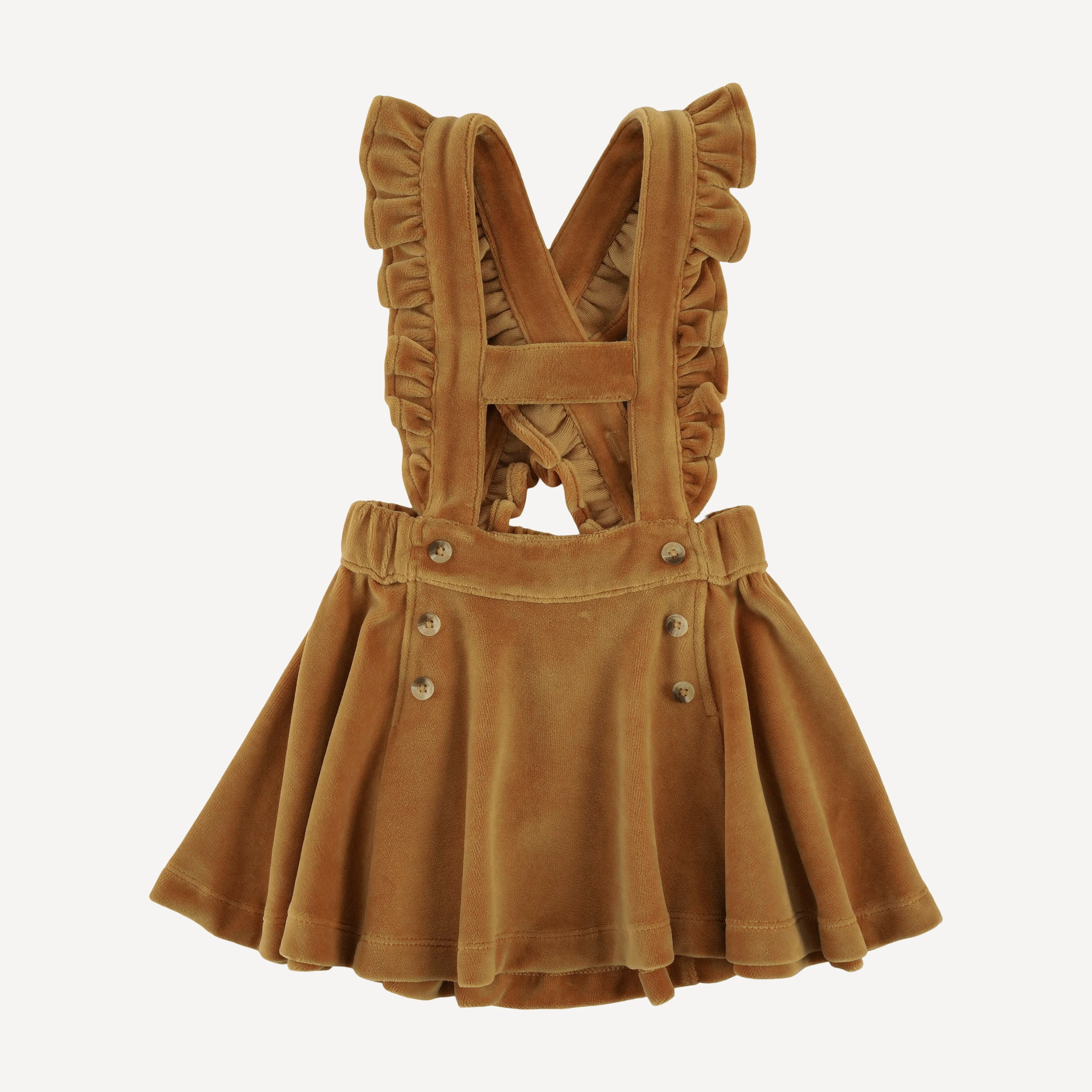 the gretel skirt | apple cinnamon | organic cotton velour