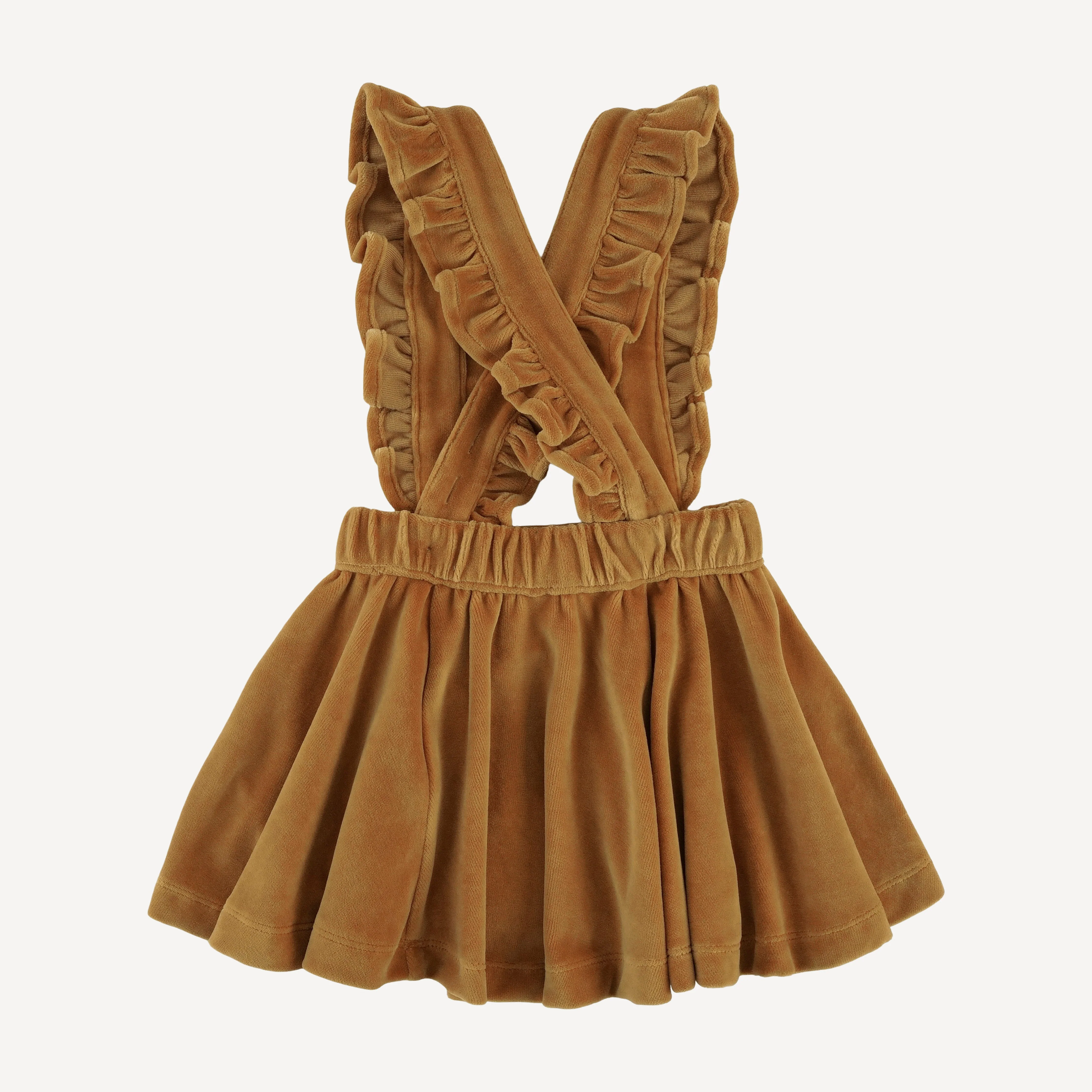 the gretel skirt | apple cinnamon | organic cotton velour - Image 3