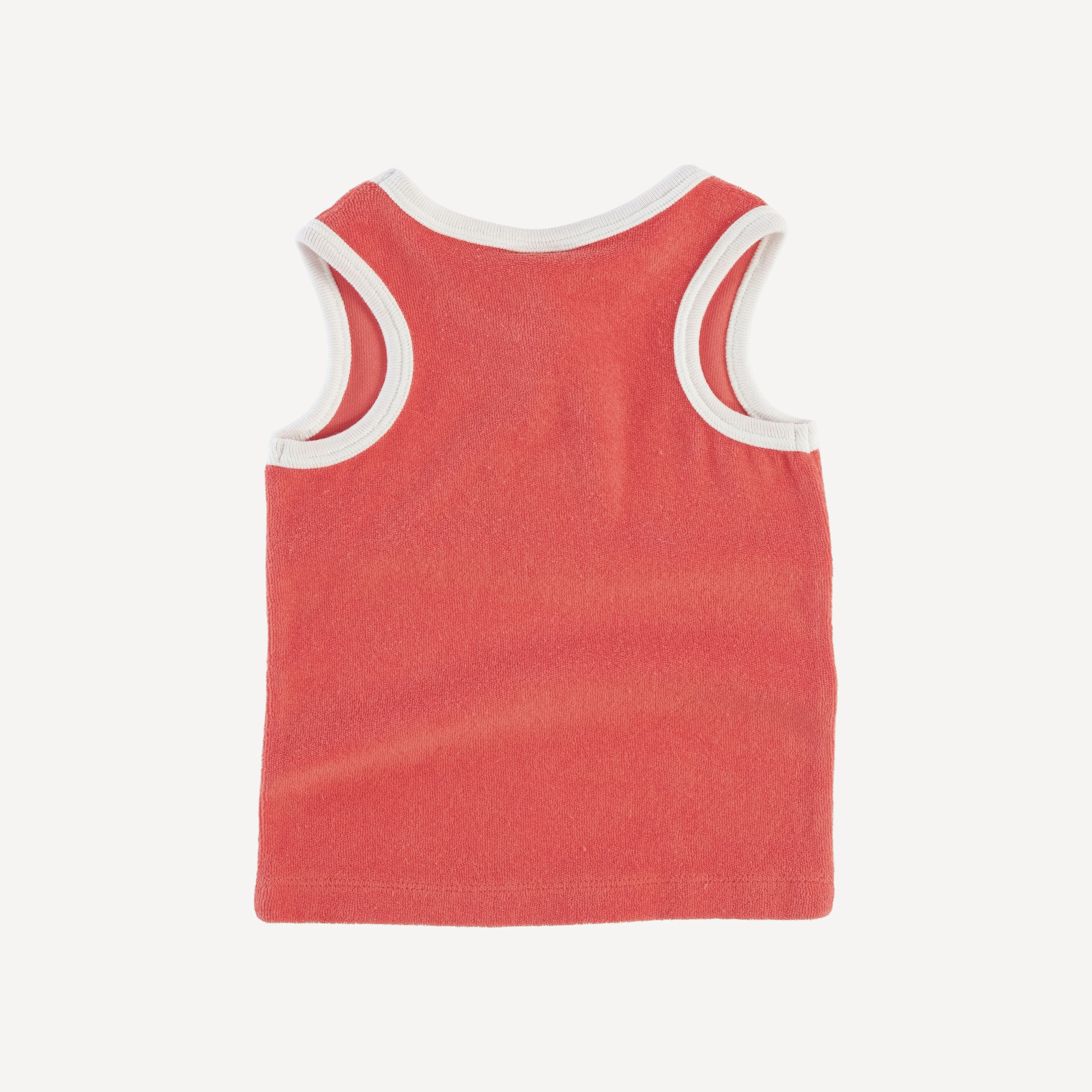 two tone racerback tank | emberglow | organic cotton terry - Image 3