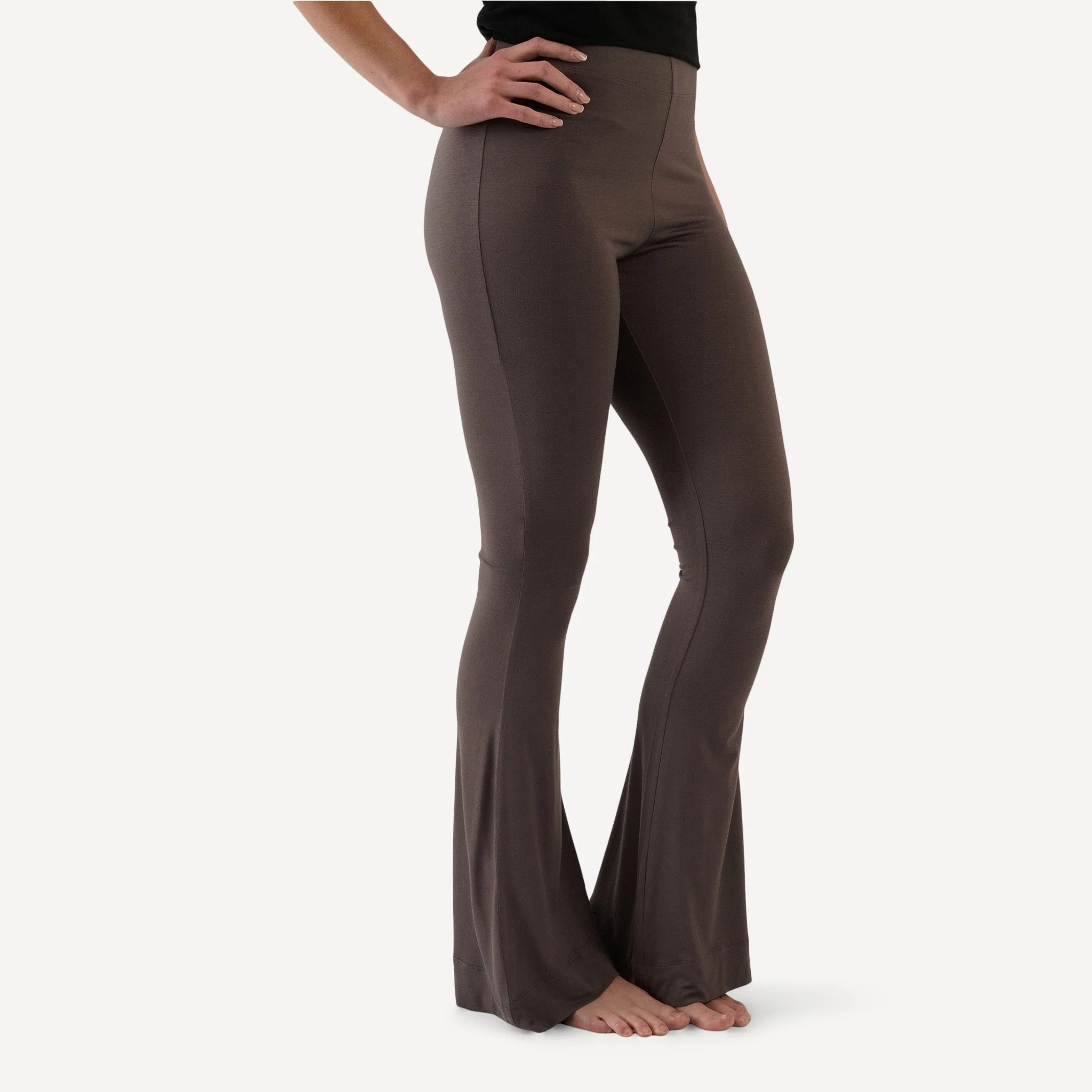 womens flare leg pant | gull | bamboo