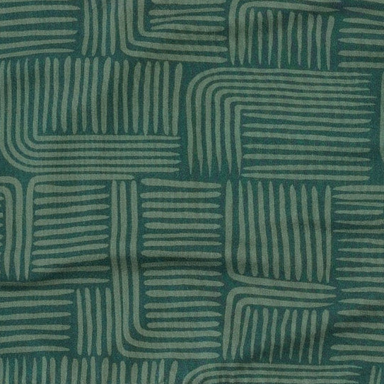 womens loose short | brush strokes | light weight bamboo - Image 2