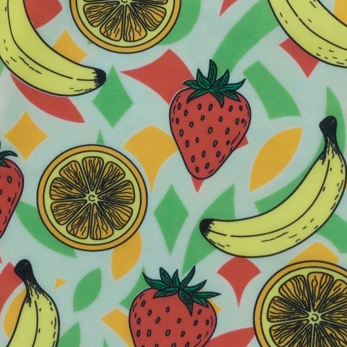 womens ruched one piece swimsuit | fruit | swim - Image 2