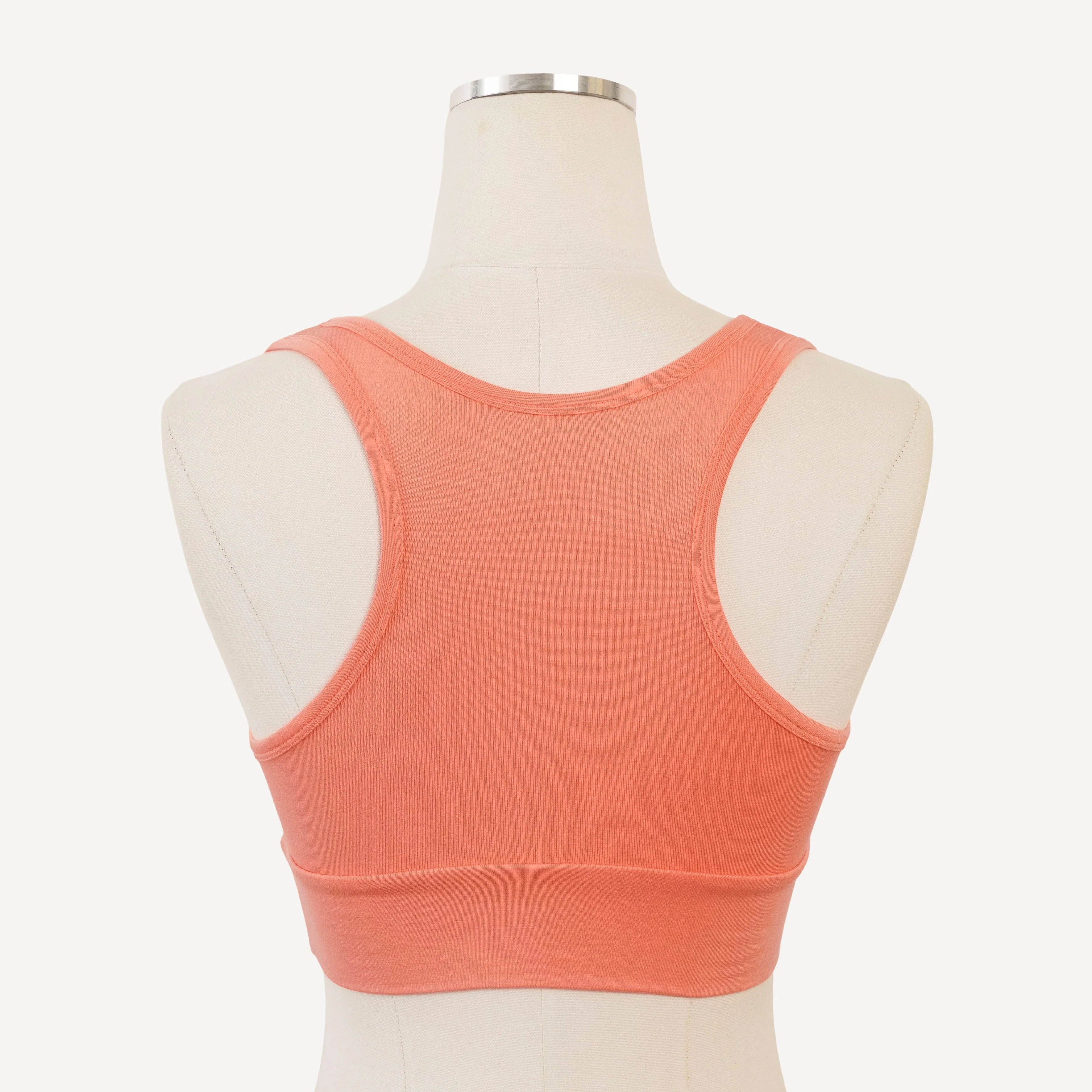womens sleep bra | peach sorbet | bamboo - Image 3