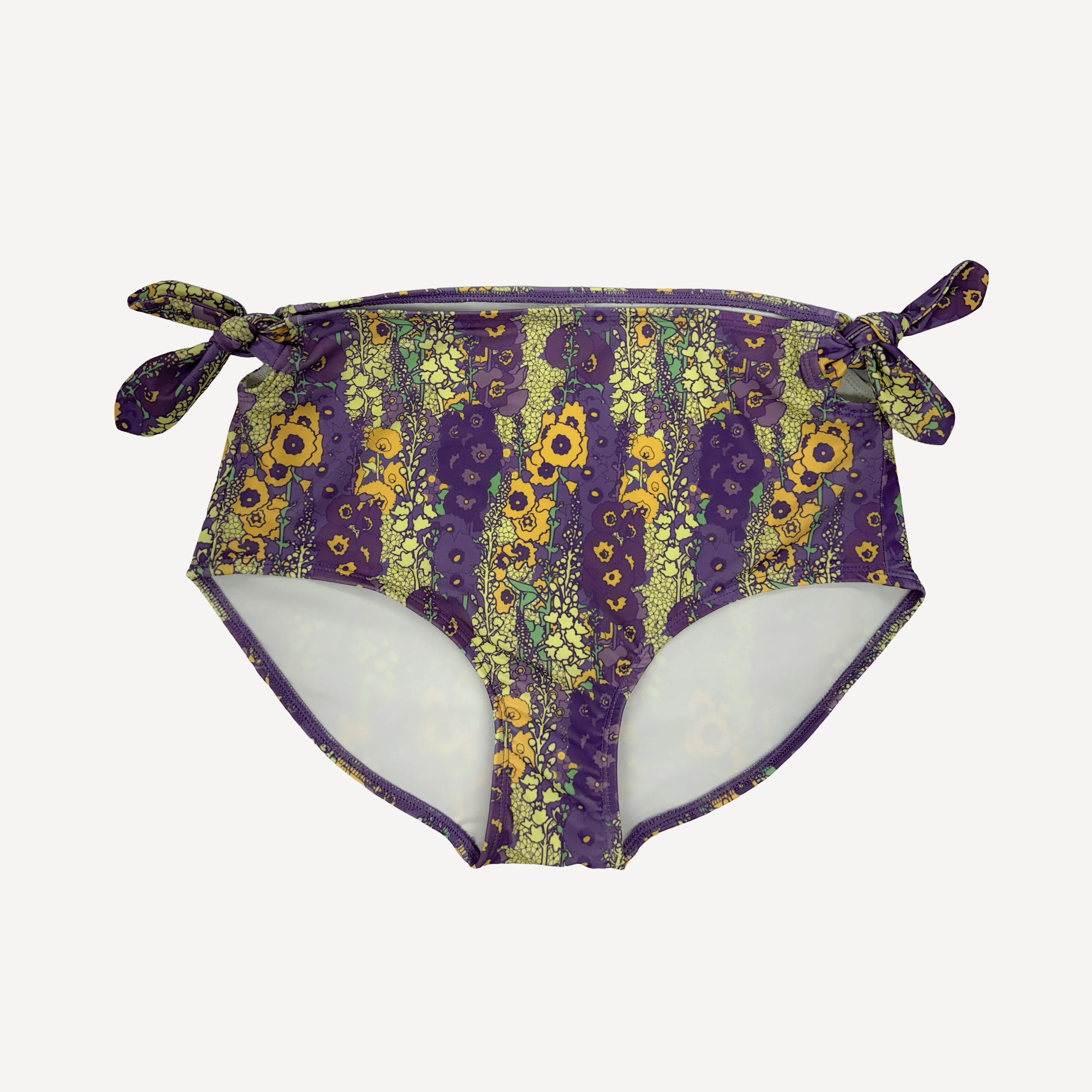 womens tie two piece swimsuit | violet hollyhock | swim - Image 4